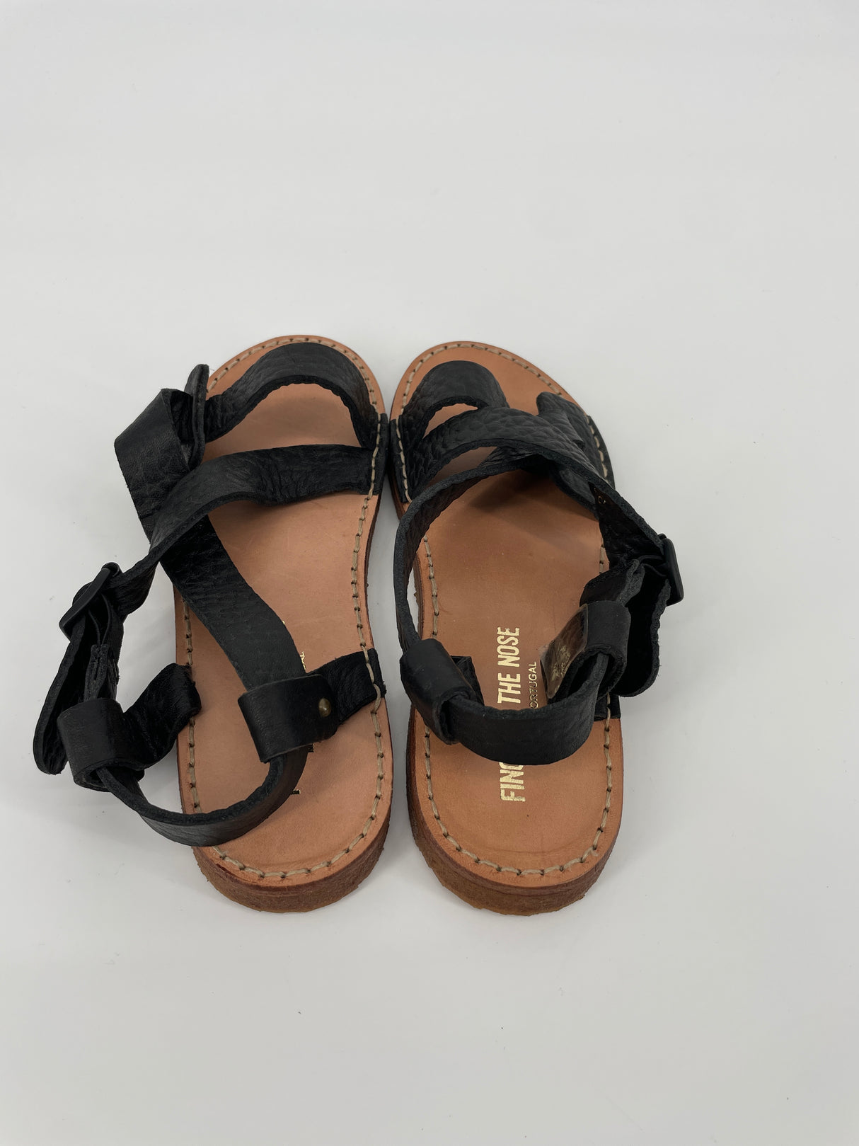 Sandalen Zwart Leer Maat 34