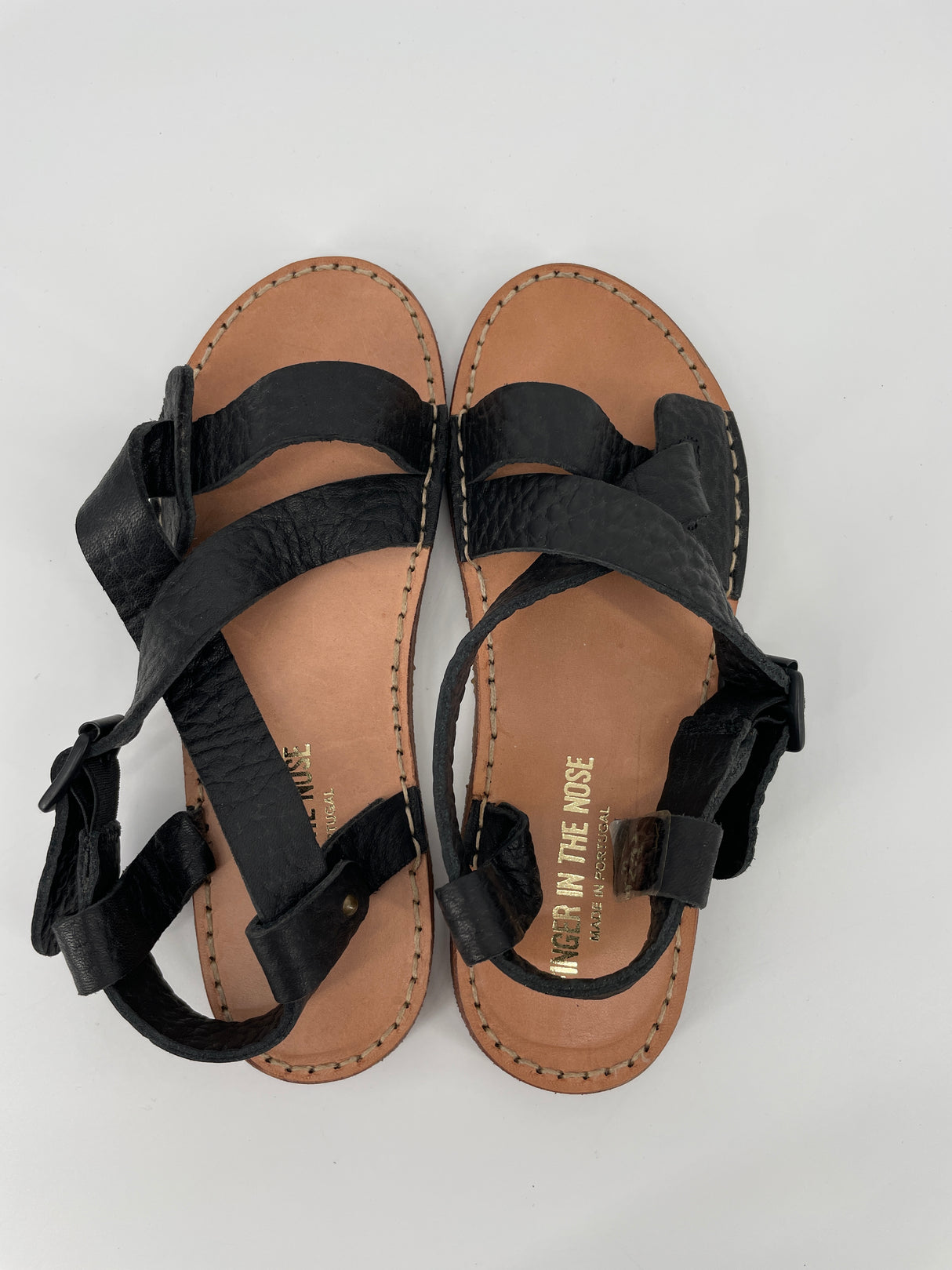 Sandalen Zwart Leer Maat 34