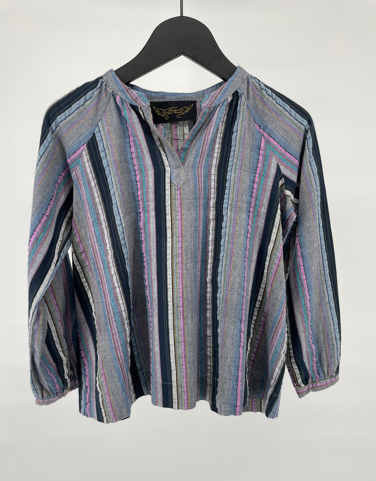 Blouse Lange Mouwen Multi Color Strepen Maat 122