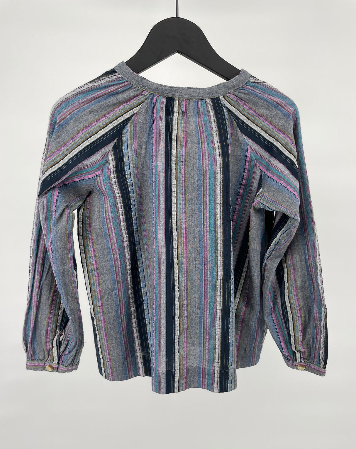 Blouse Lange Mouwen Multi Color Strepen Maat 122