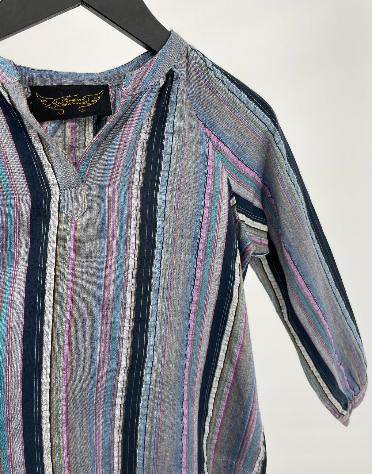 Blouse Lange Mouwen Multi Color Strepen Maat 122