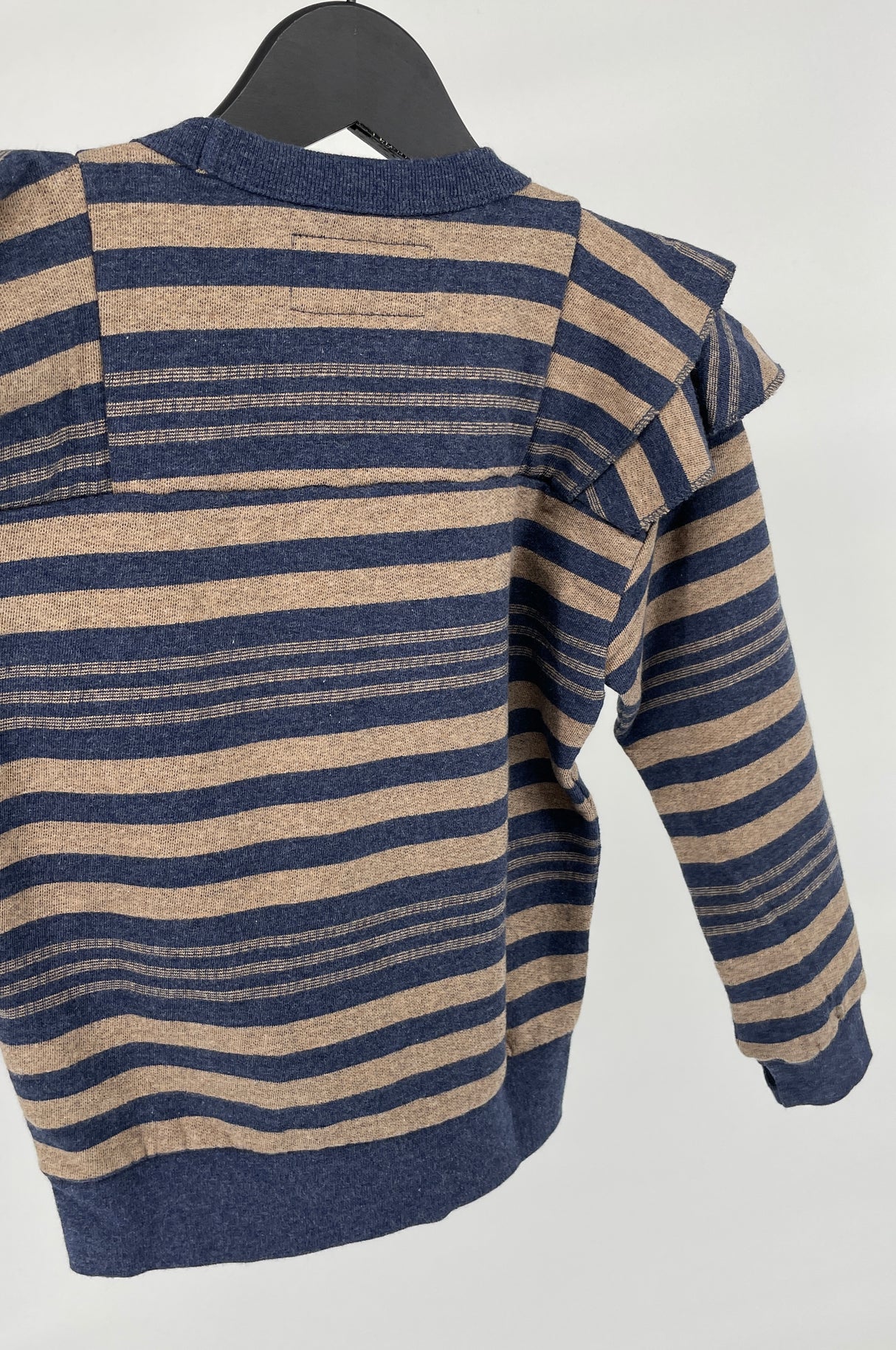 Trui Blauw Bruin Gestreept Roesjes