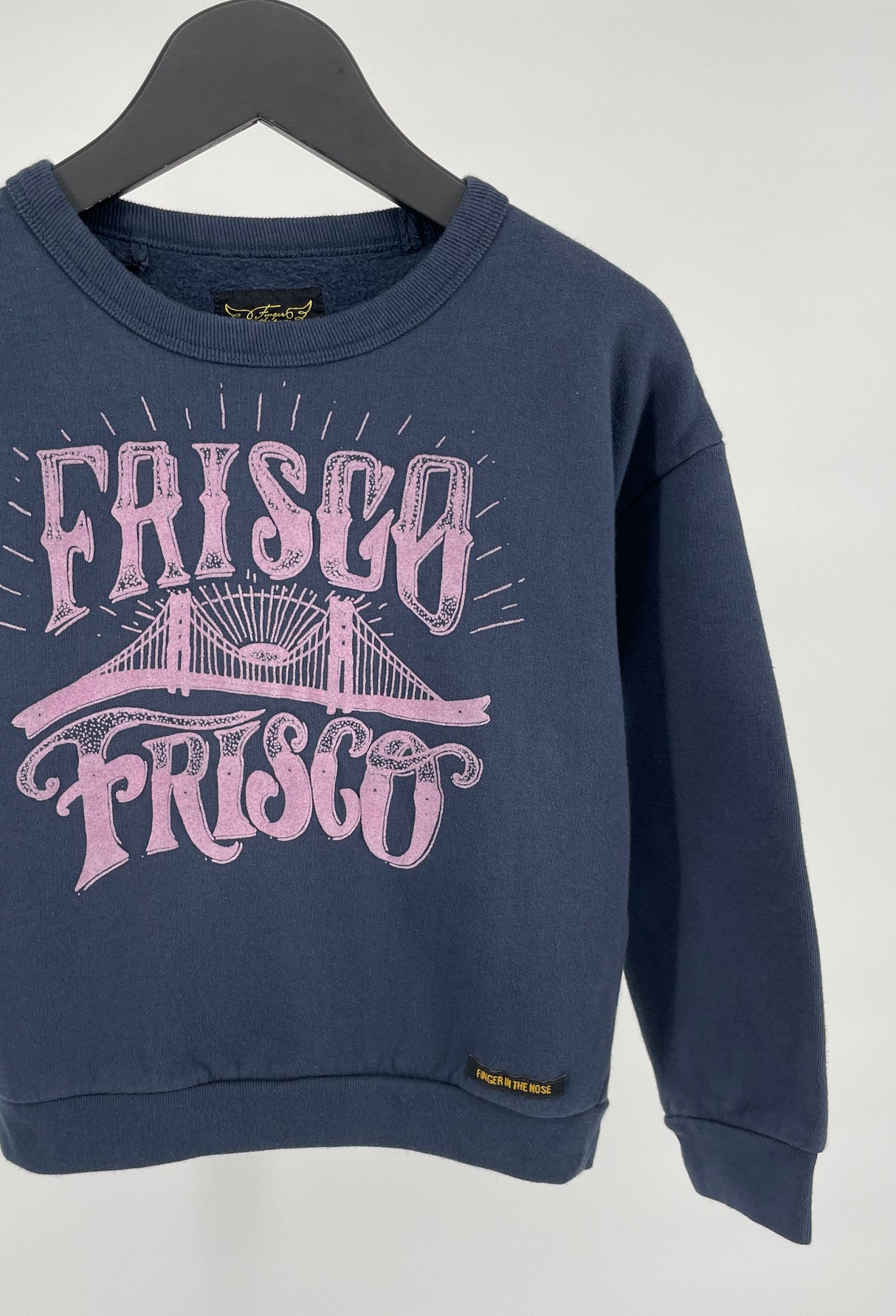 Trui Donkerblauw Roze Frisco Frisco Maat 122