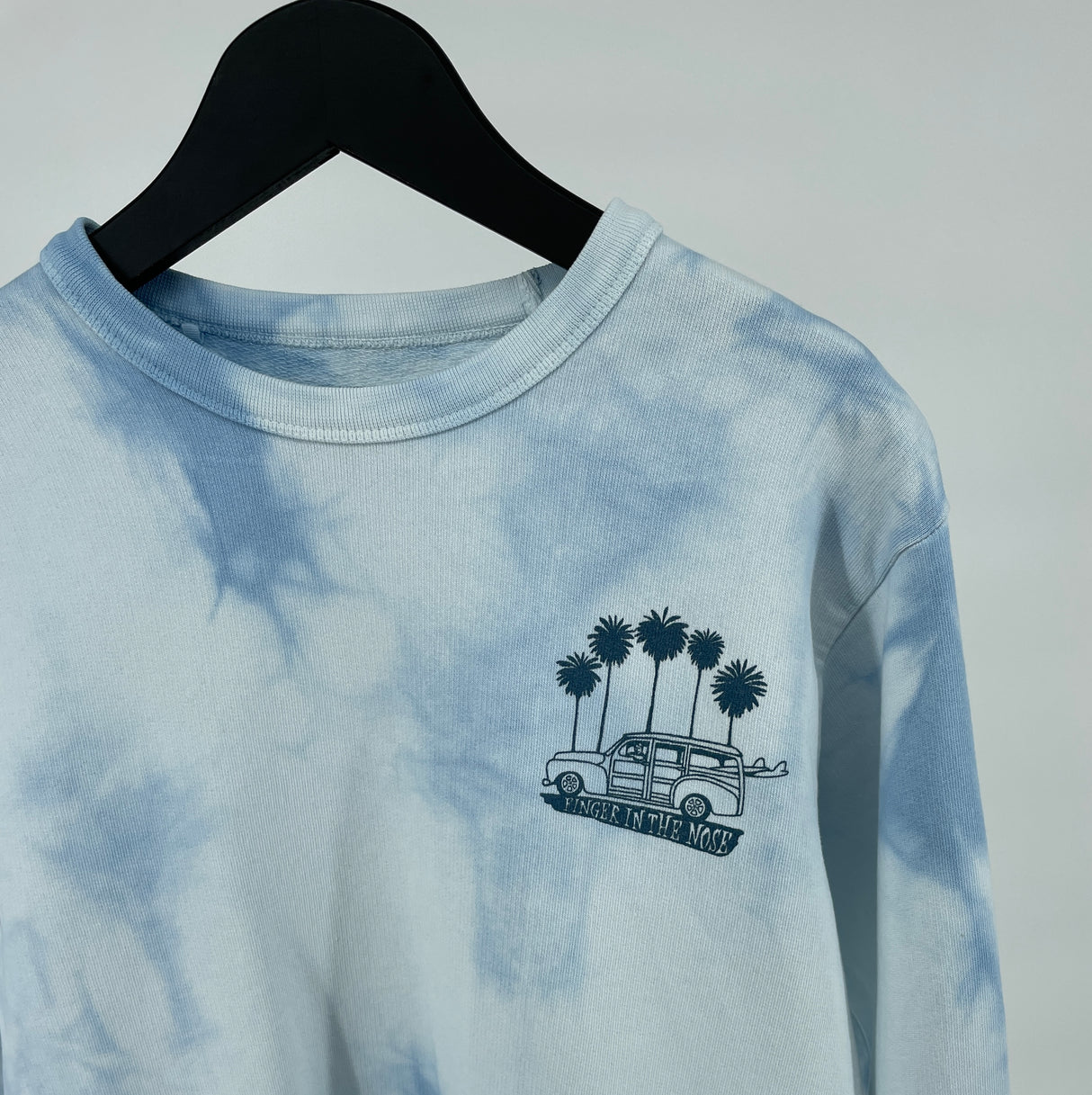 Trui Lichtblauw Tie Dye Maat 152 / 158