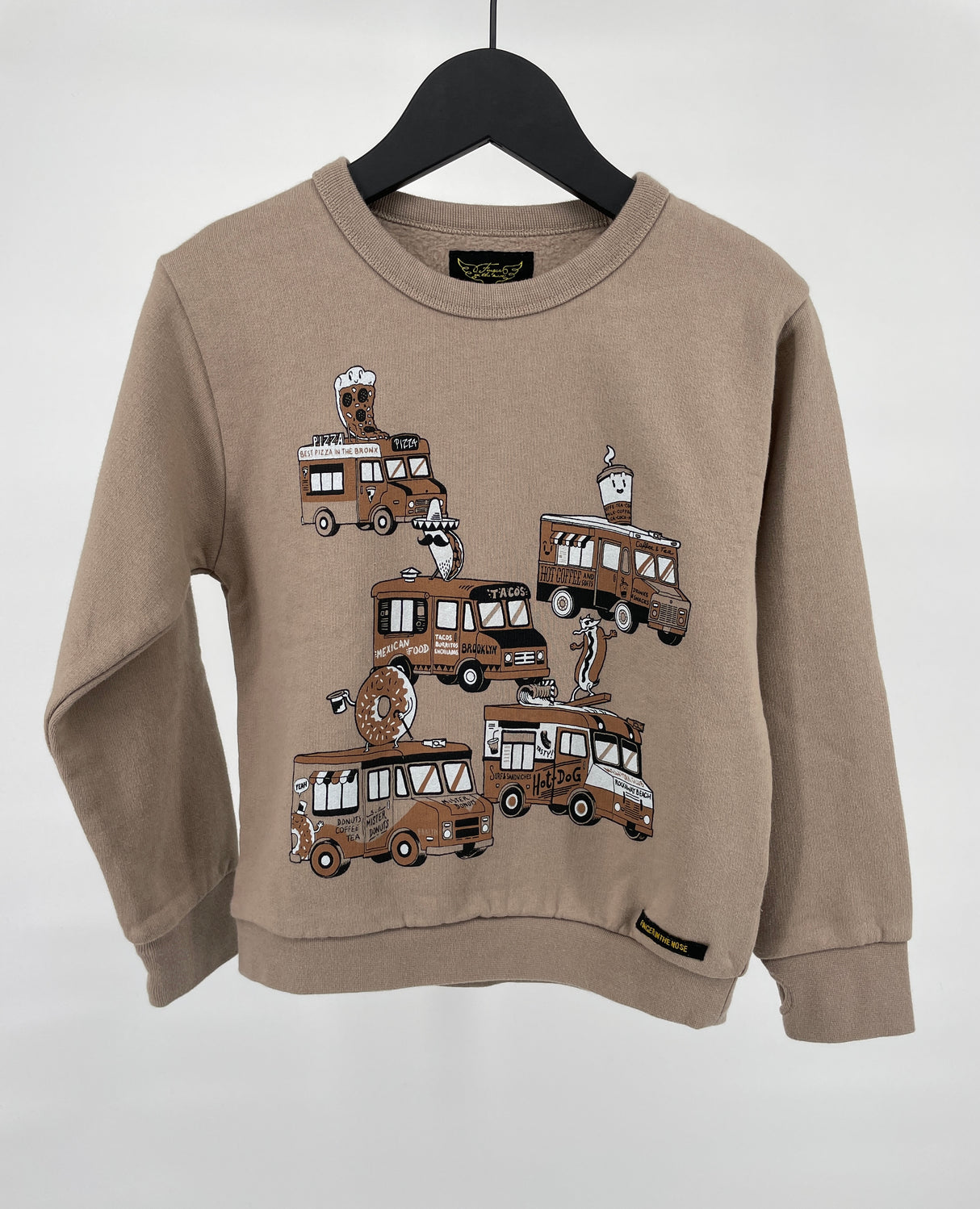 Trui Bruin Foodtrucks Maat 122