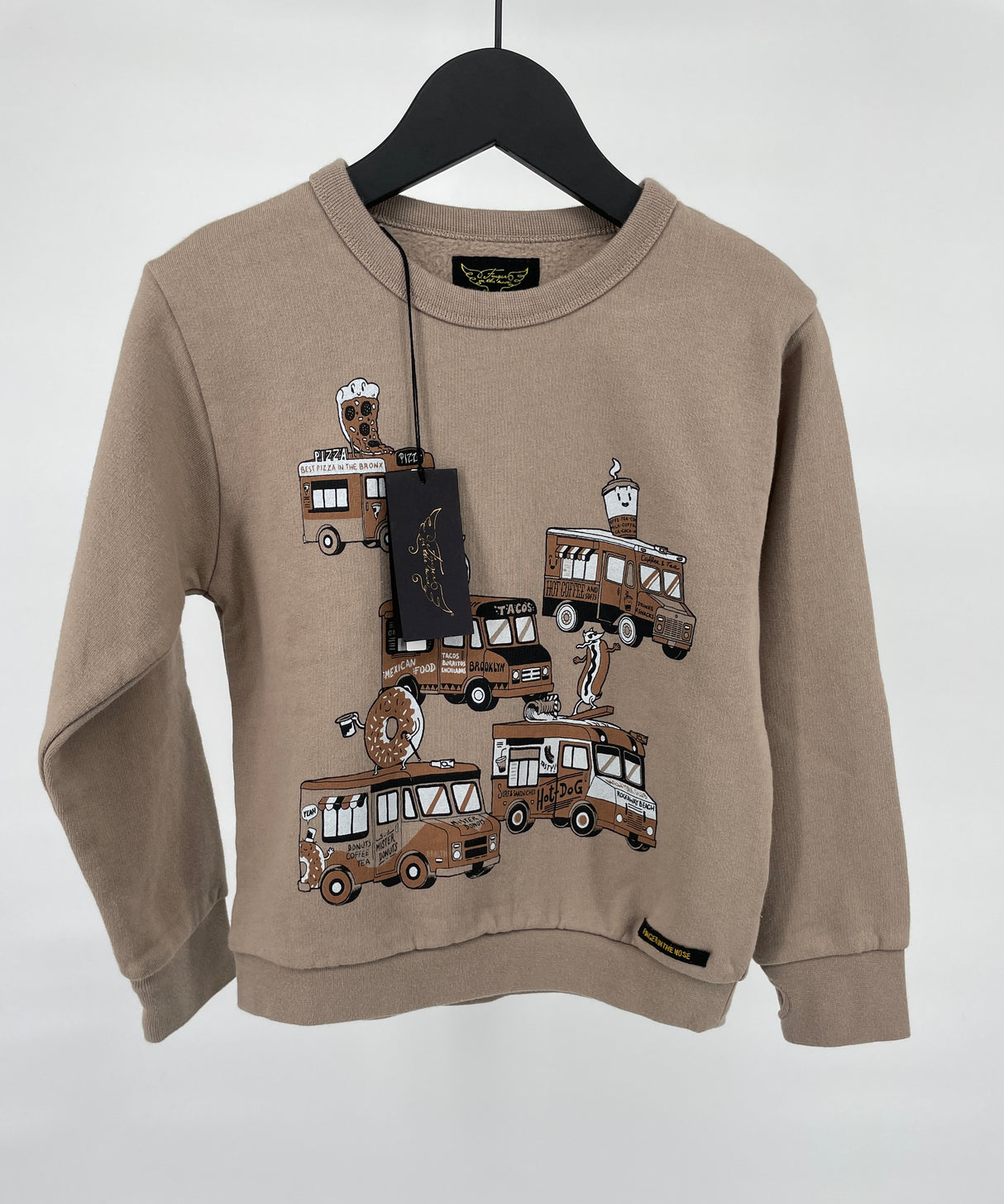 Trui Bruin Foodtrucks Maat 122