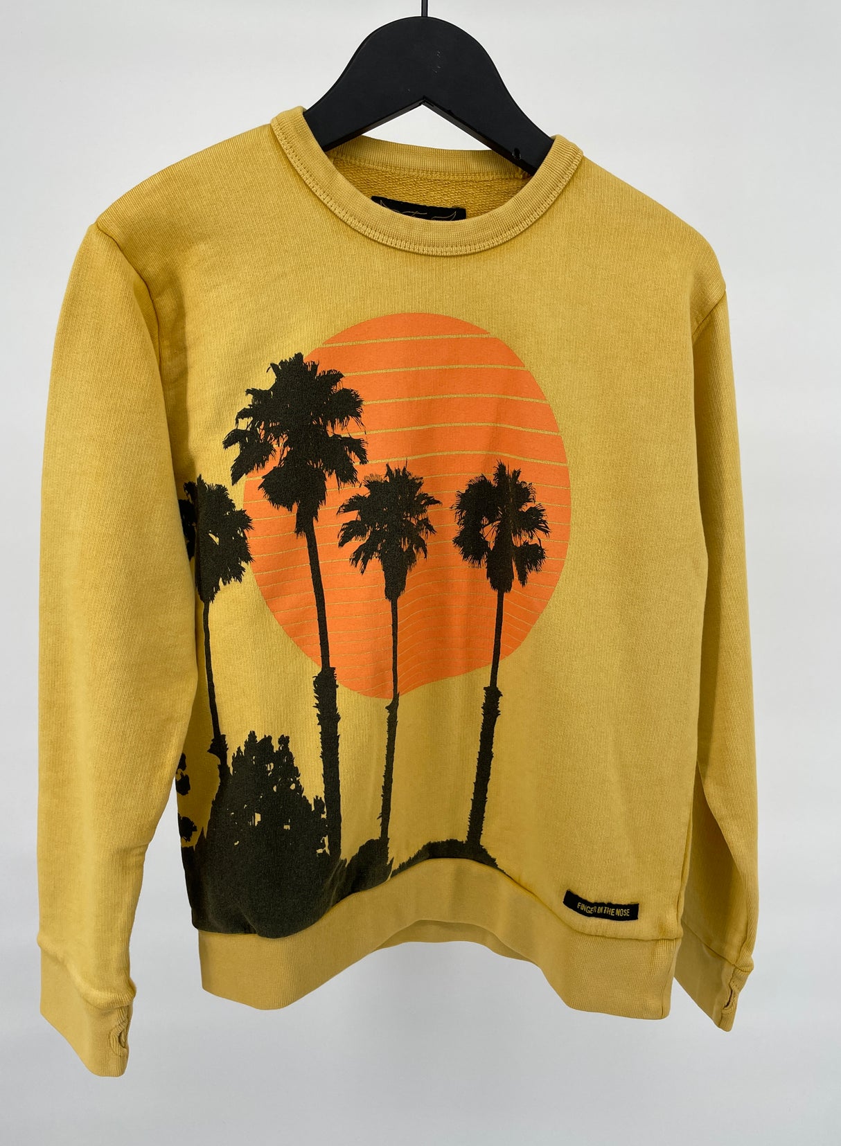 Trui Geel Sunset Palmbomen