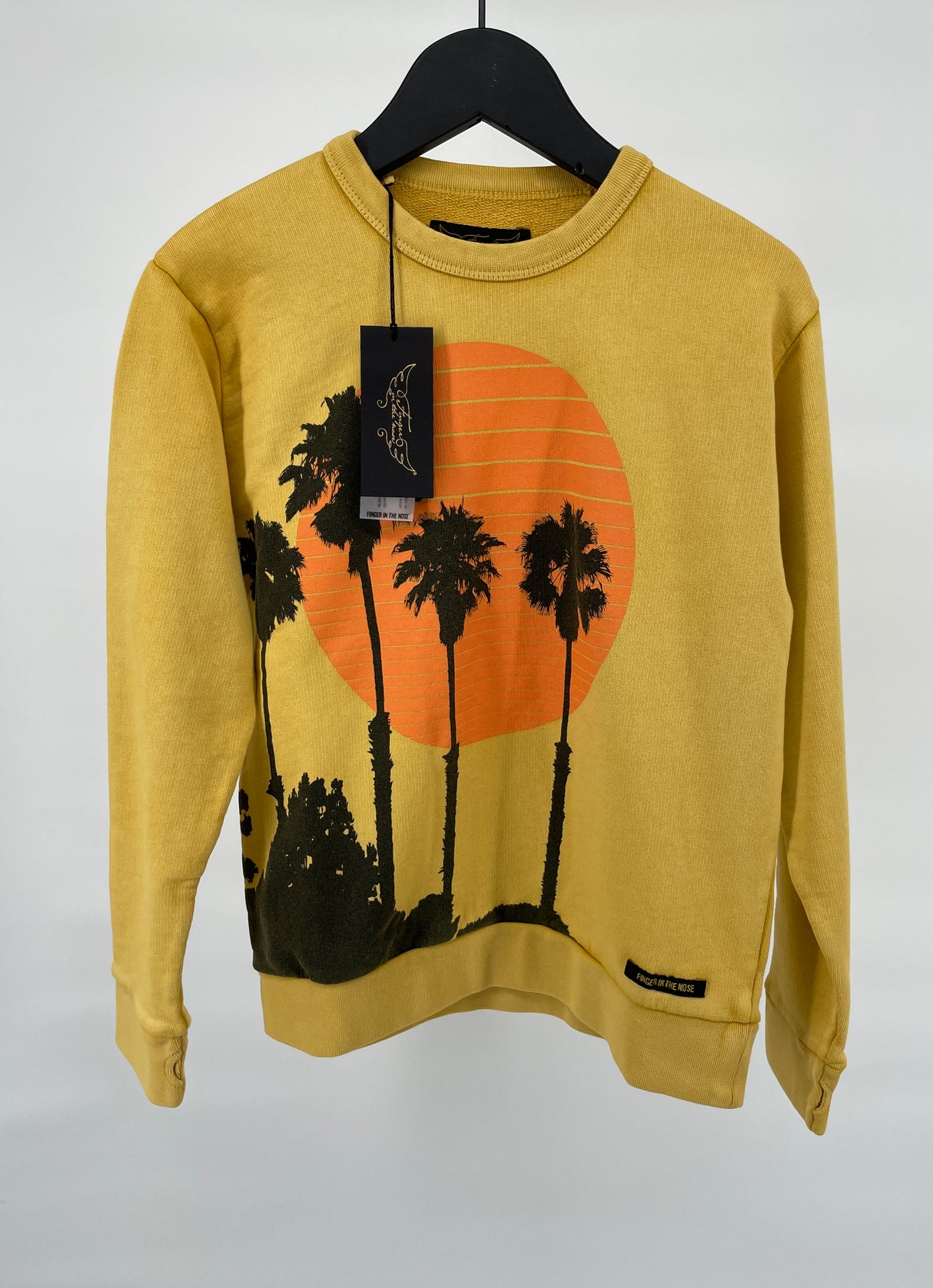 Trui Geel Sunset Palmbomen