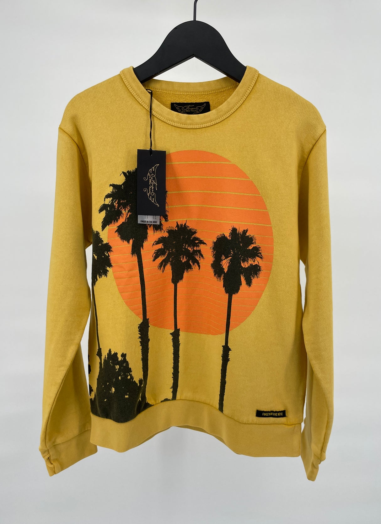 Trui Geel Sunset Palmbomen