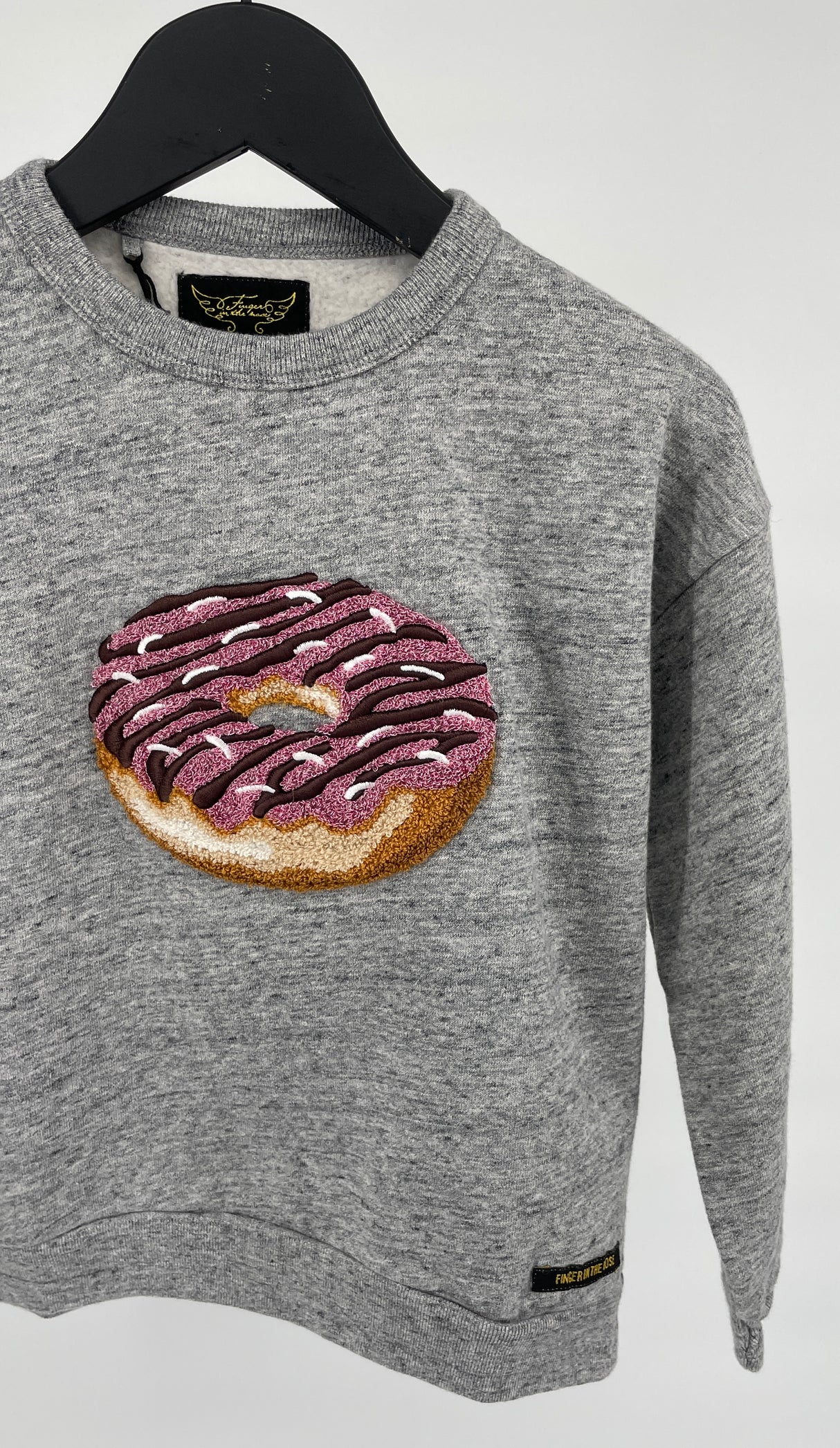 Trui Grijs met Donut Maat 122