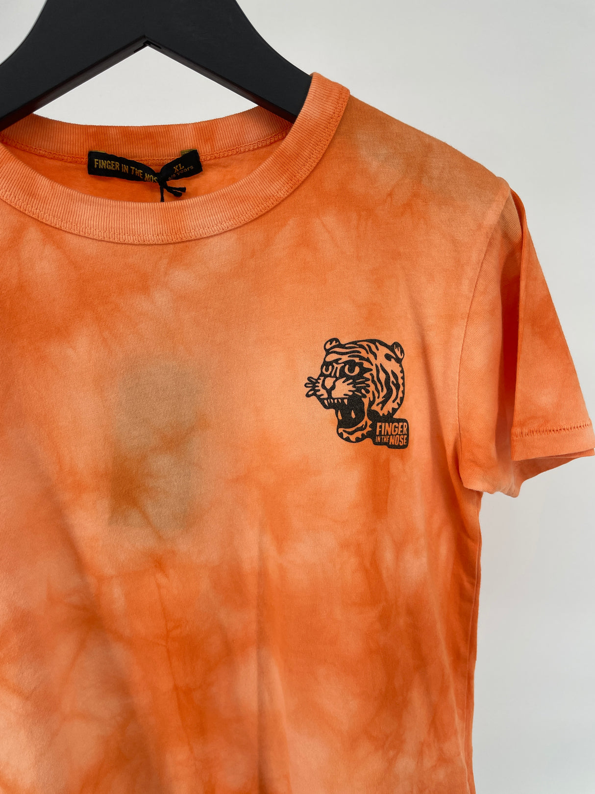 T-shirt Oranje Tie Dye Tijger Maat 134