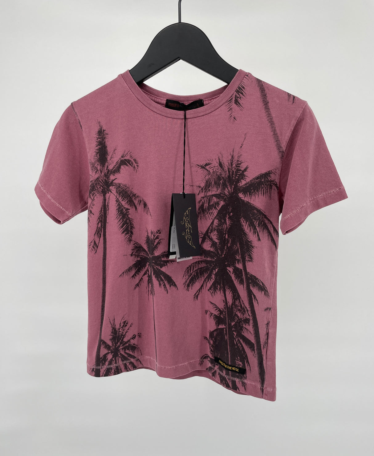 T-shirt Paars Palmbomen Maat 122