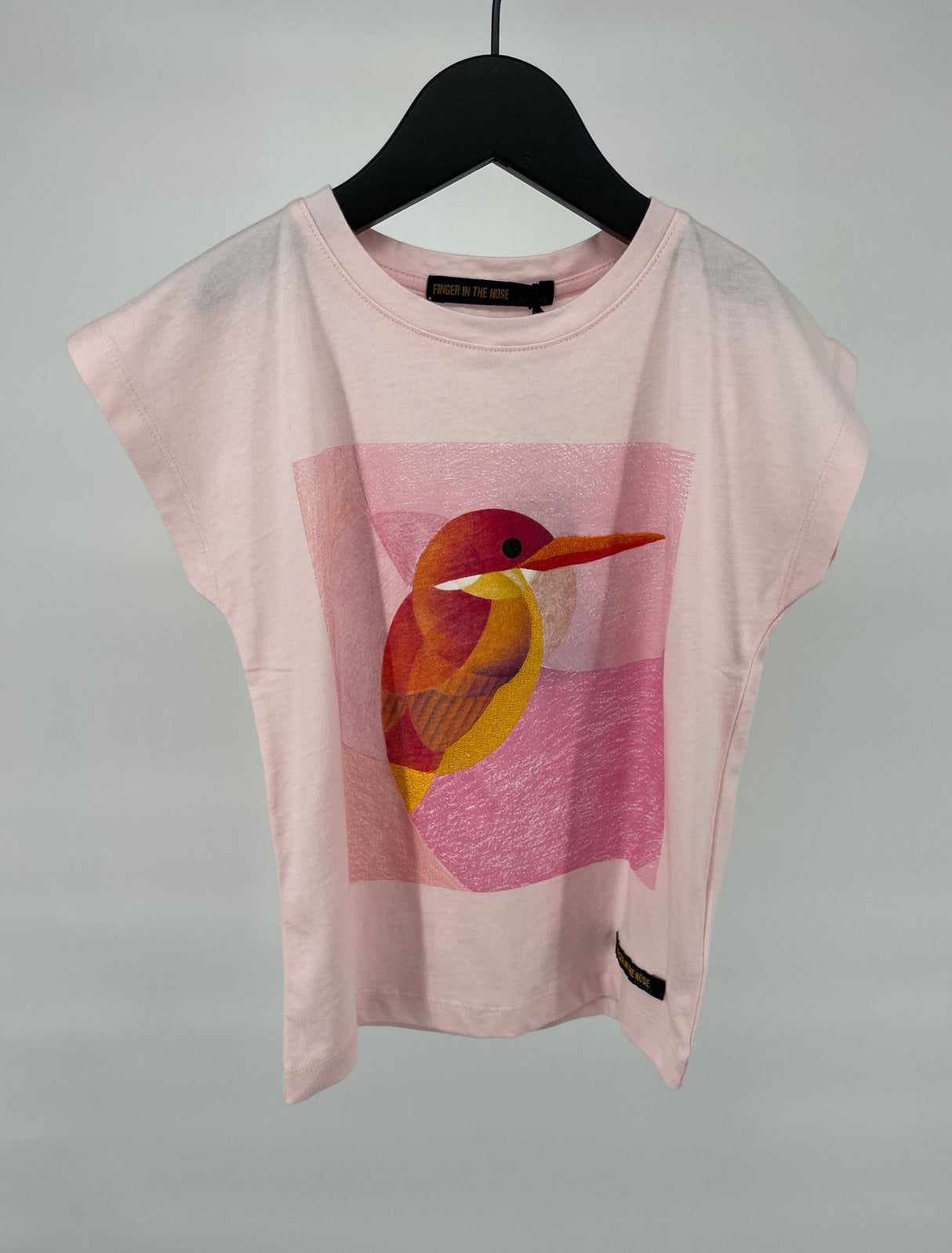 T-shirt Roze Kolibrie Maat 110