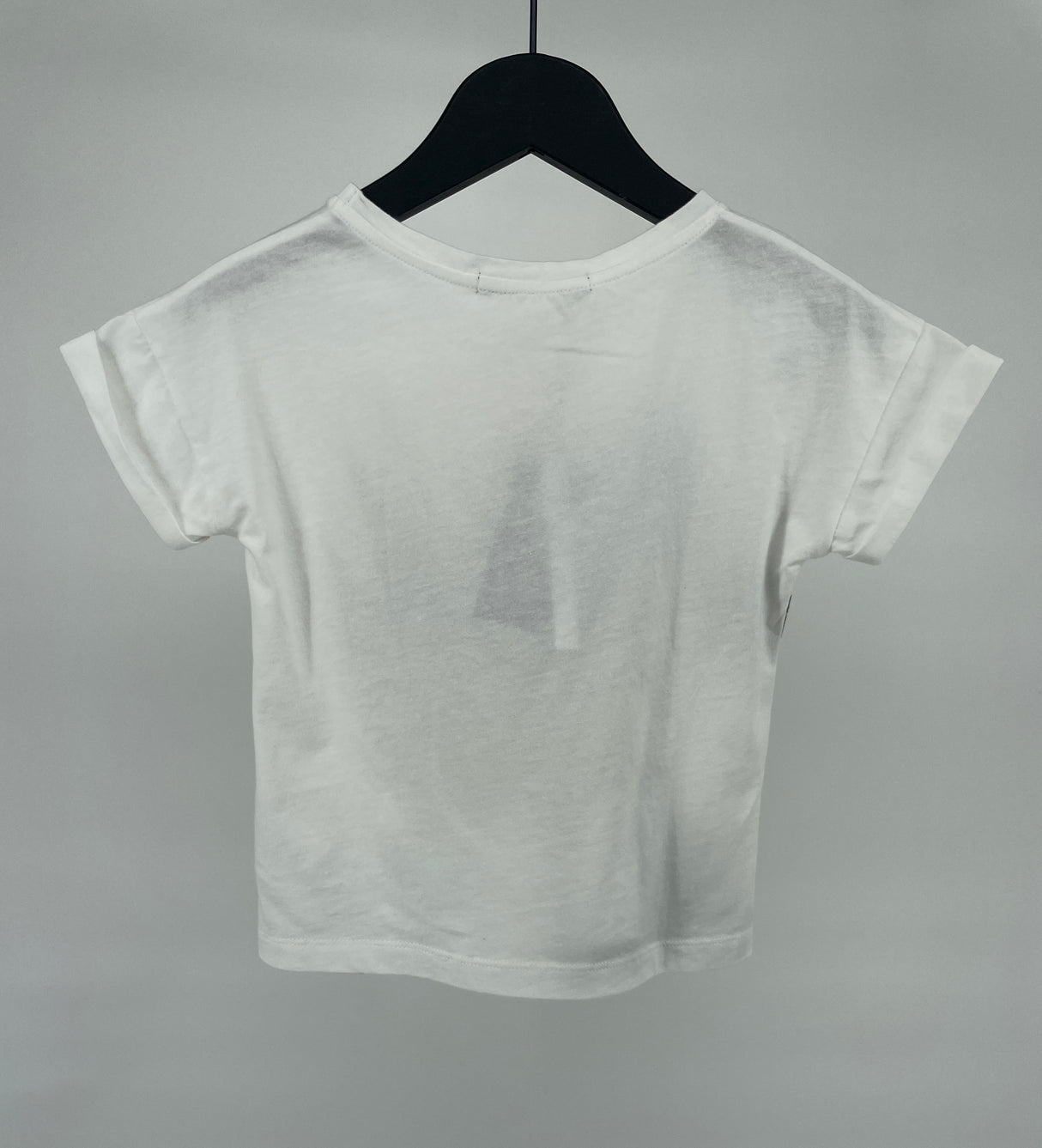 T-shirt Wit Palmbomen Sunset Maat 110