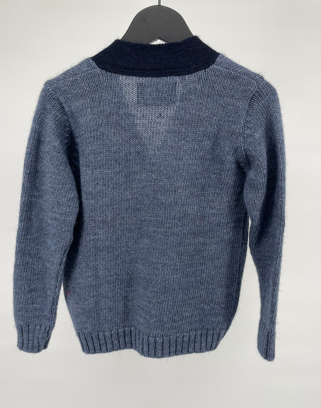 Vest Blauw Wol Maat 122