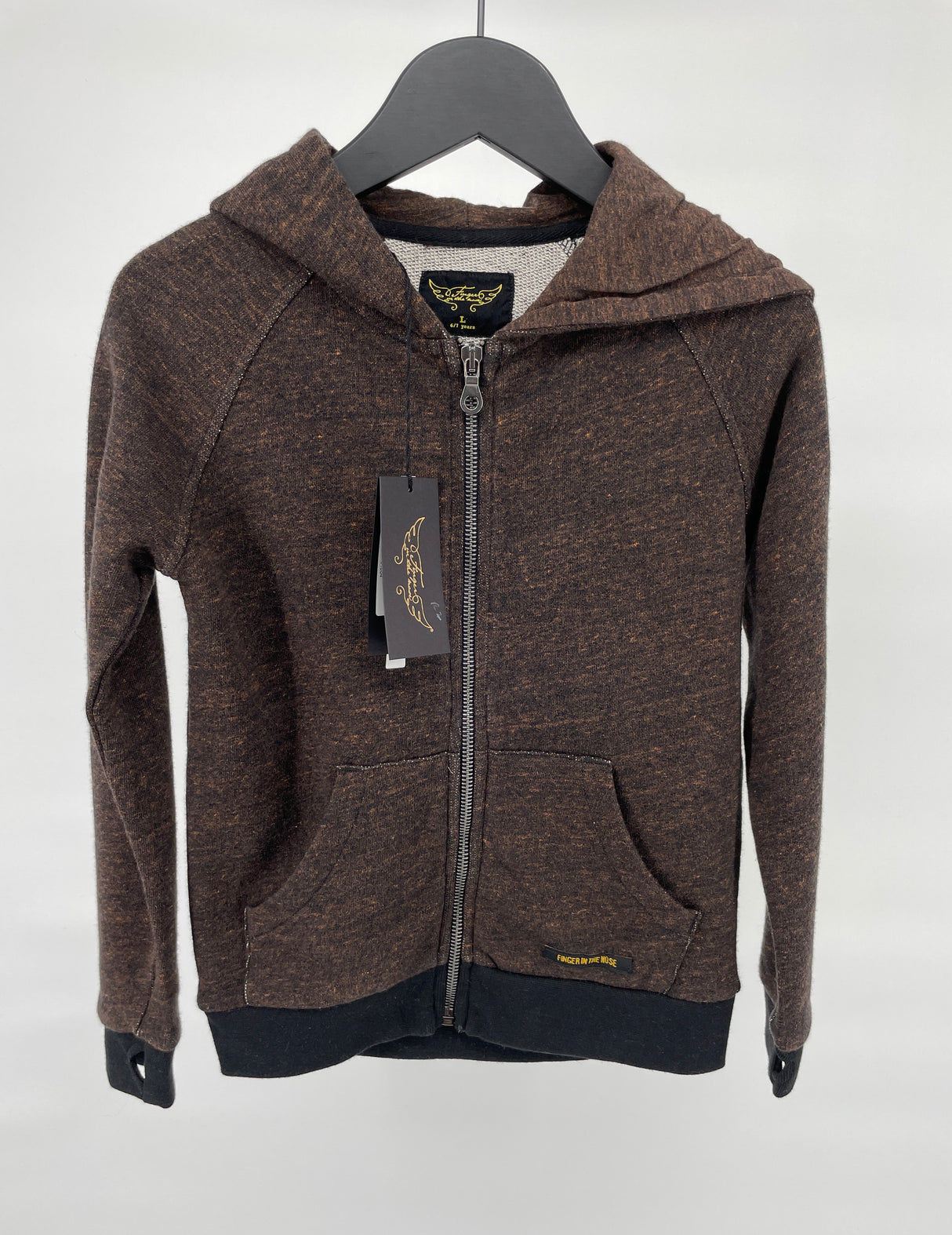 Vest Capuchon Bruin Maat 122