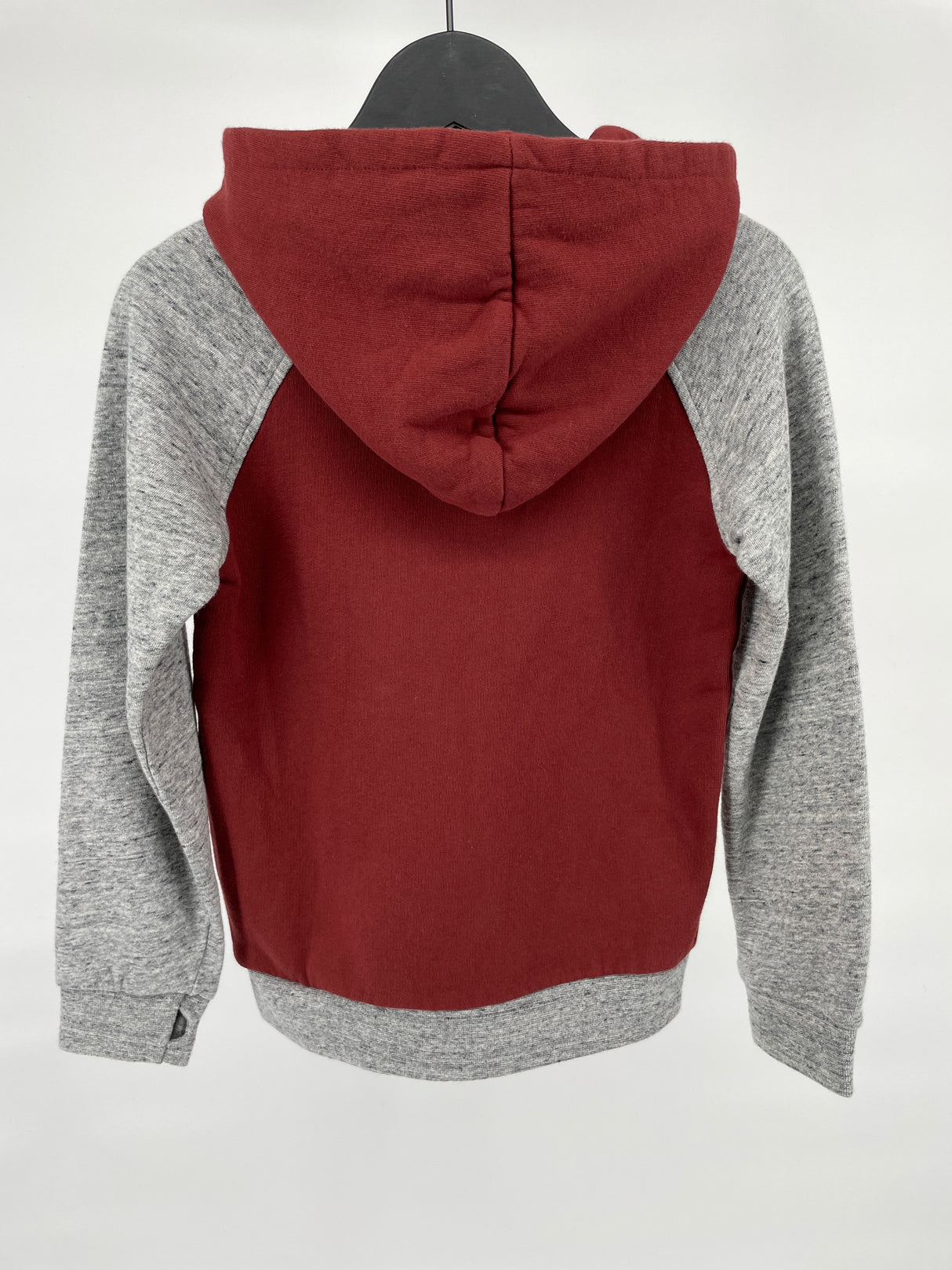 Vest Capuchon Rood Grijs Maat 122