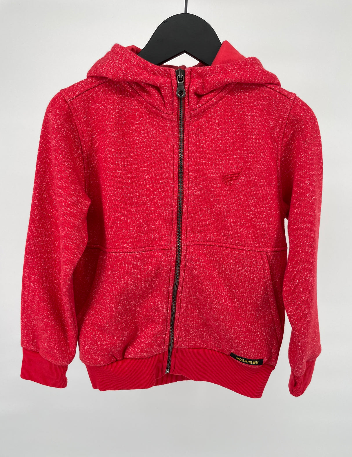 Vest Capuchon Rood Maat 122