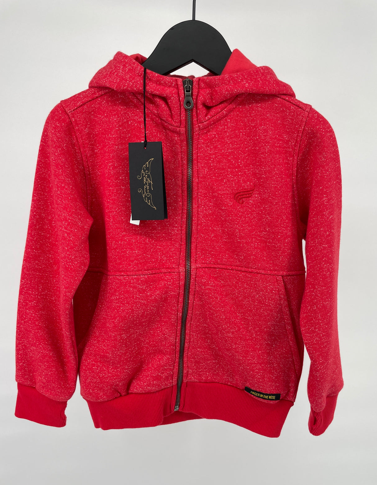 Vest Capuchon Rood Maat 122