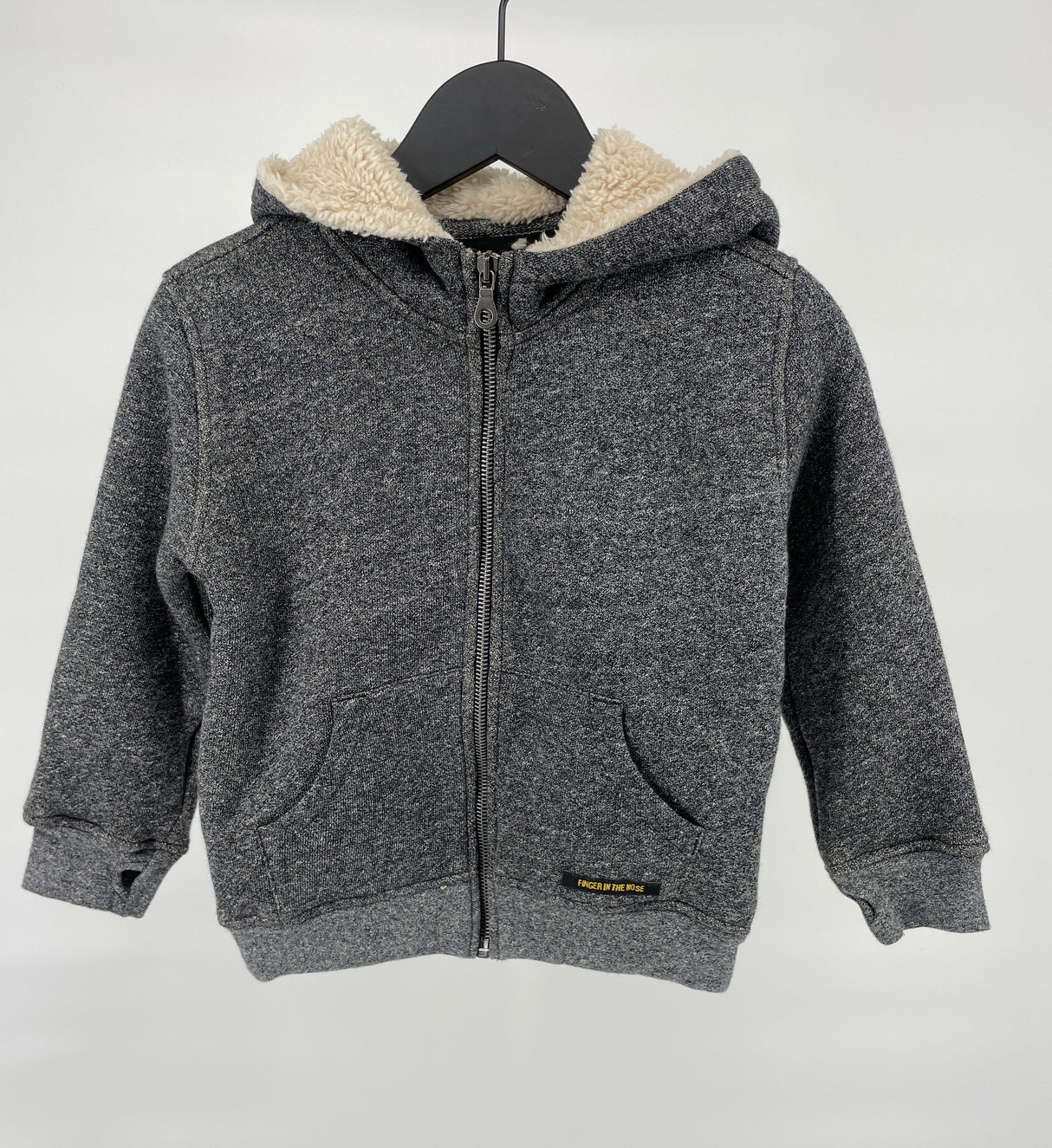 Vest Capuchon Gevoerd Grijs Maat 110