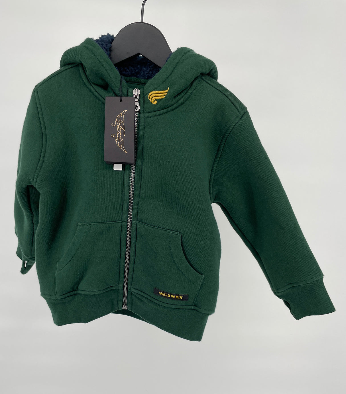 Vest Capuchon Gevoerd Groen Maat 92