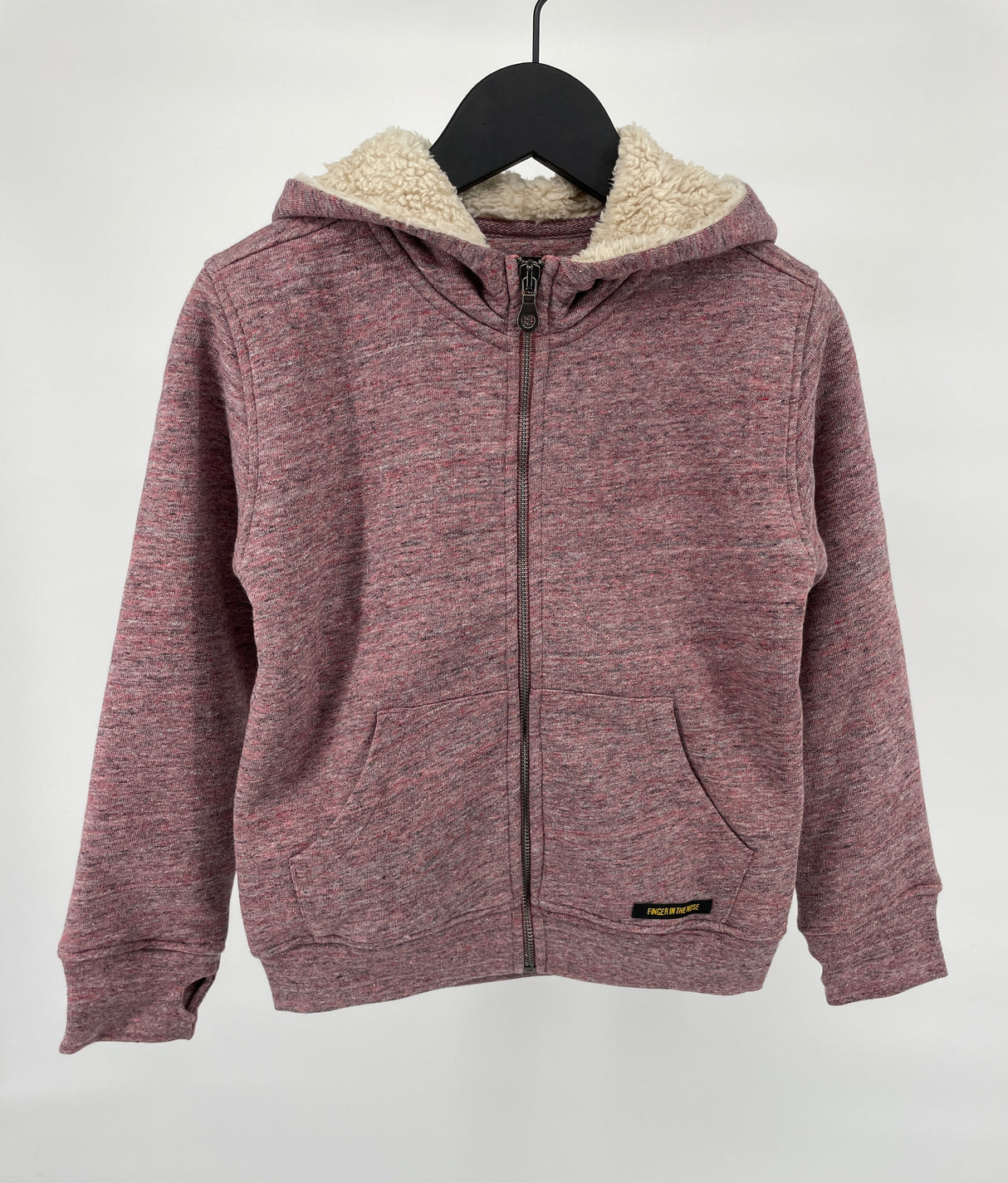 Vest Capuchon Gevoerd Roze Maat 122