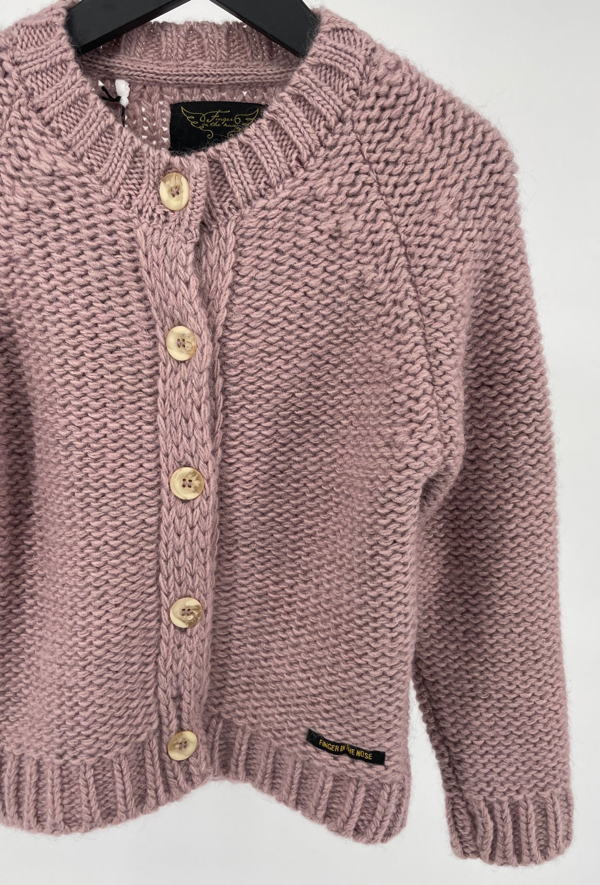 Vest Roze Wol Maat 122