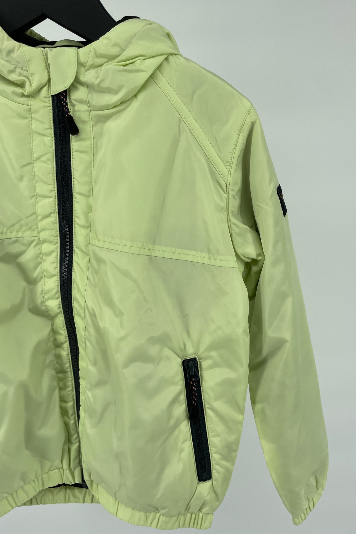 Windbreker Jas Geel Zwart Maat 122