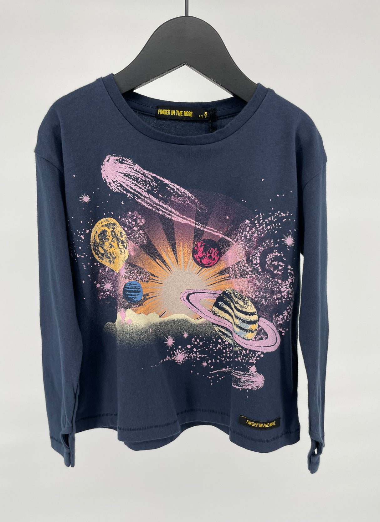 Longsleeve Blauw Planeten