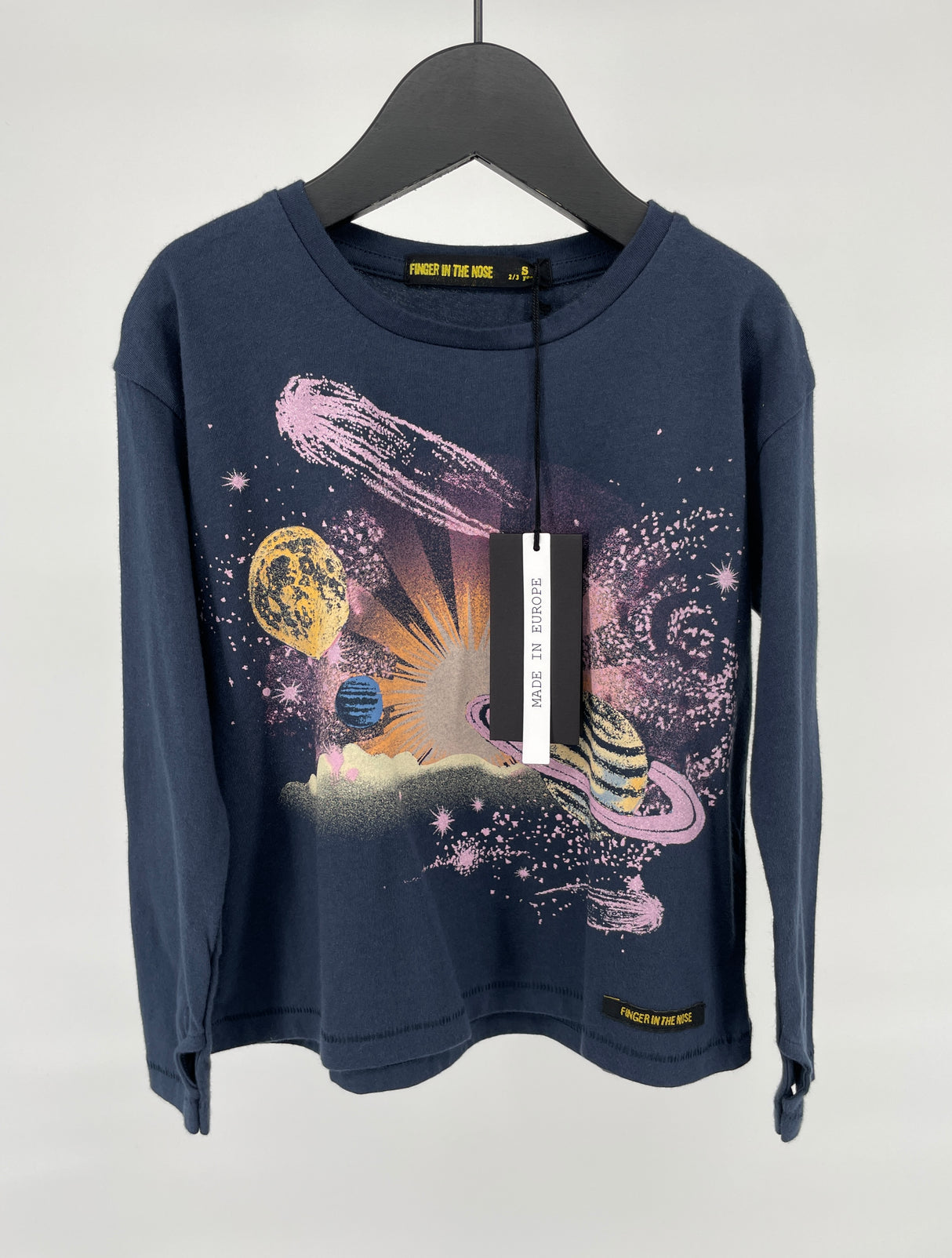 Longsleeve Blauw Planeten