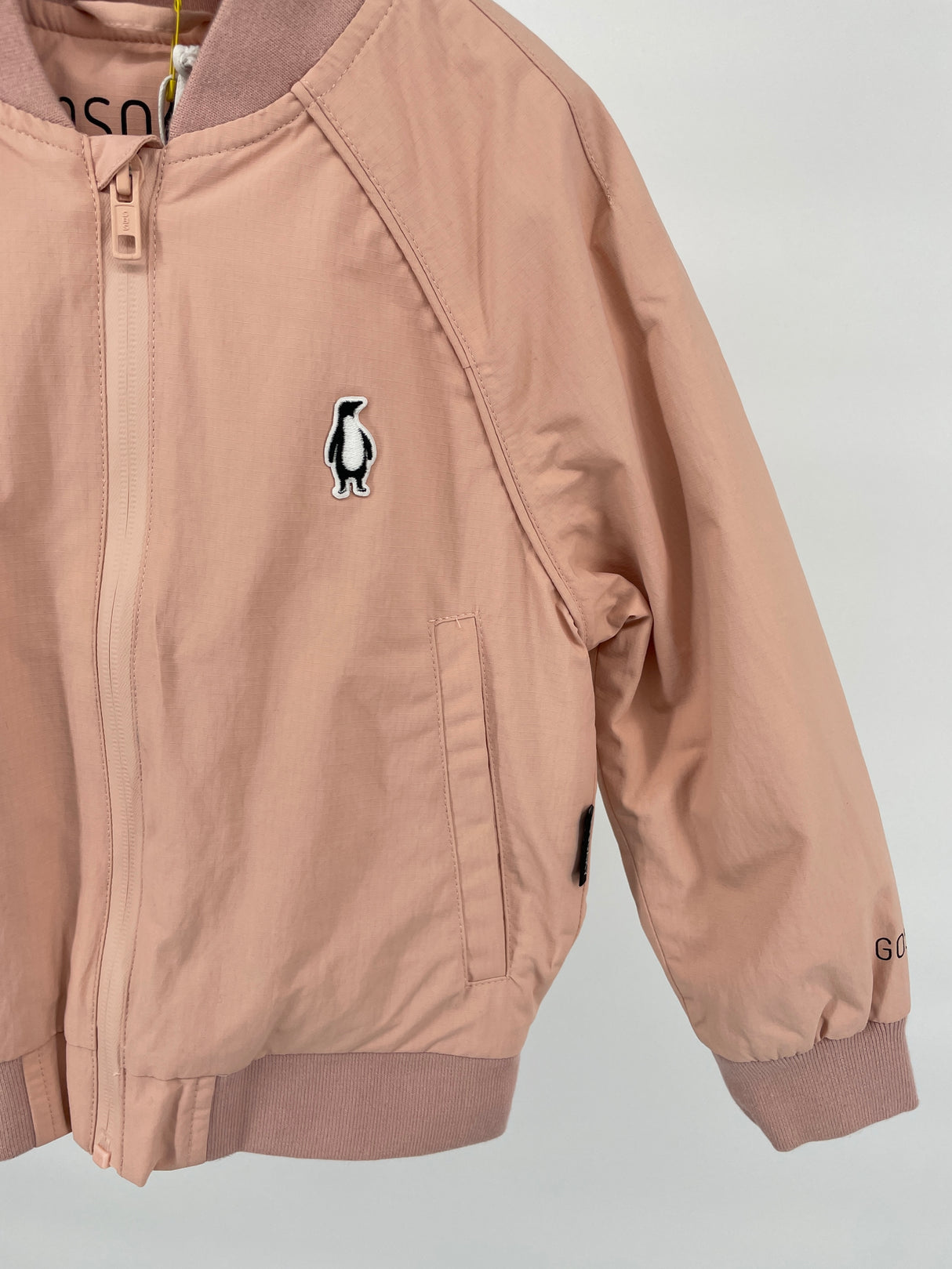 Bomber Jas Roze Waterdicht Maat 98 / 104