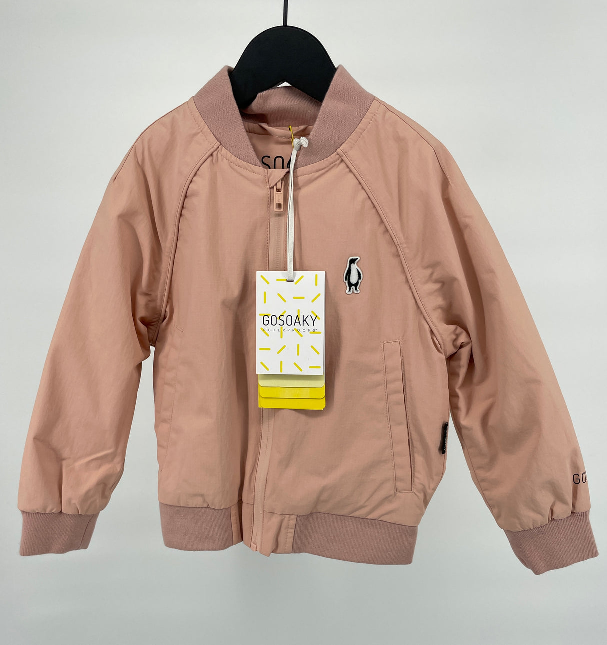 Bomber Jas Roze Waterdicht Maat 98 / 104