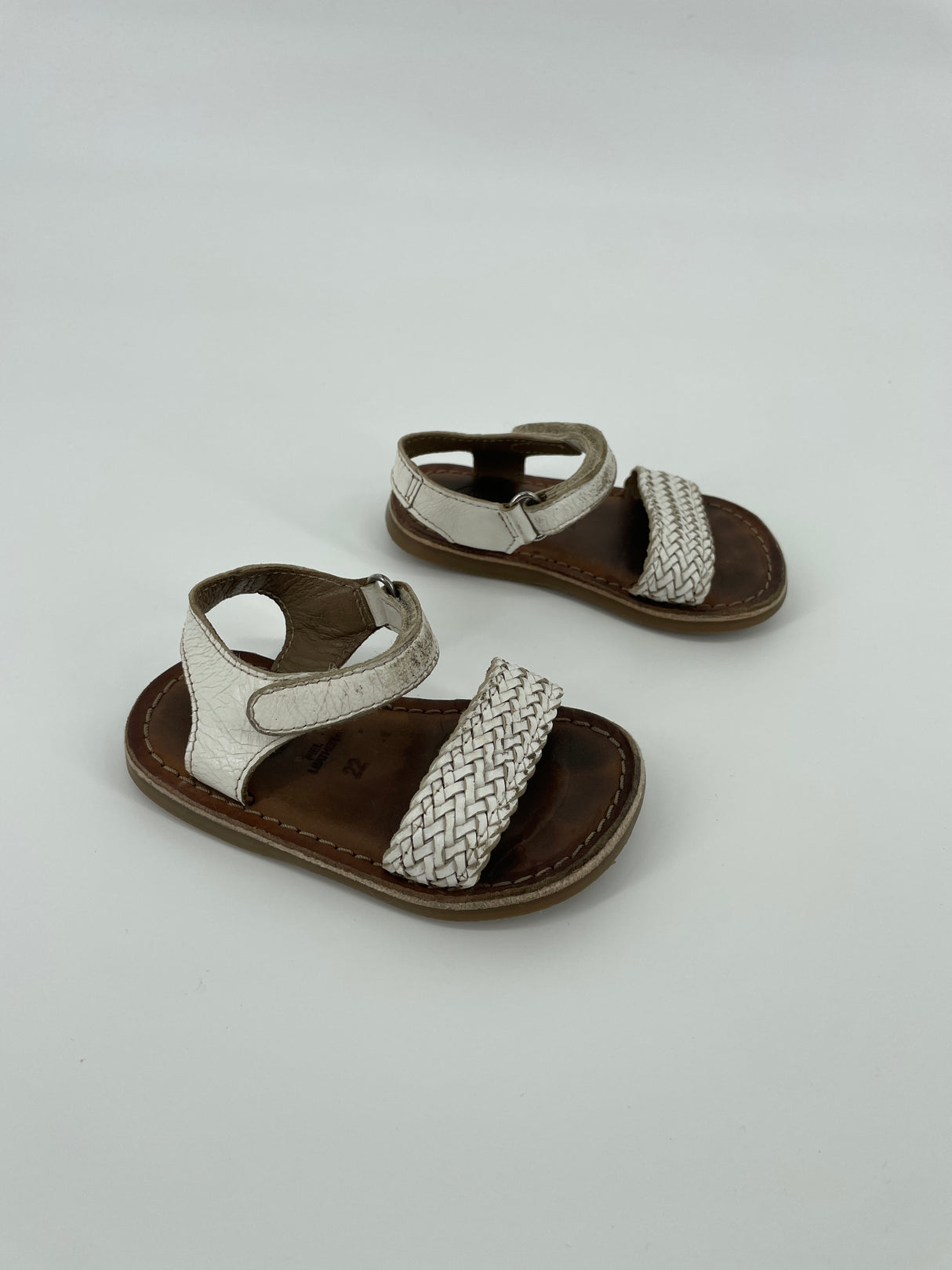 Sandaaltjes Wit Leer Maat 22