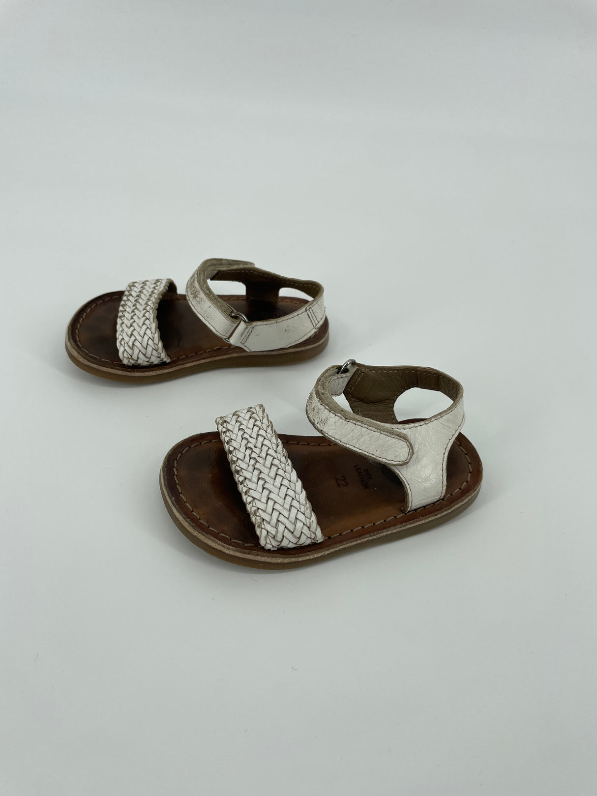 Sandaaltjes Wit Leer Maat 22