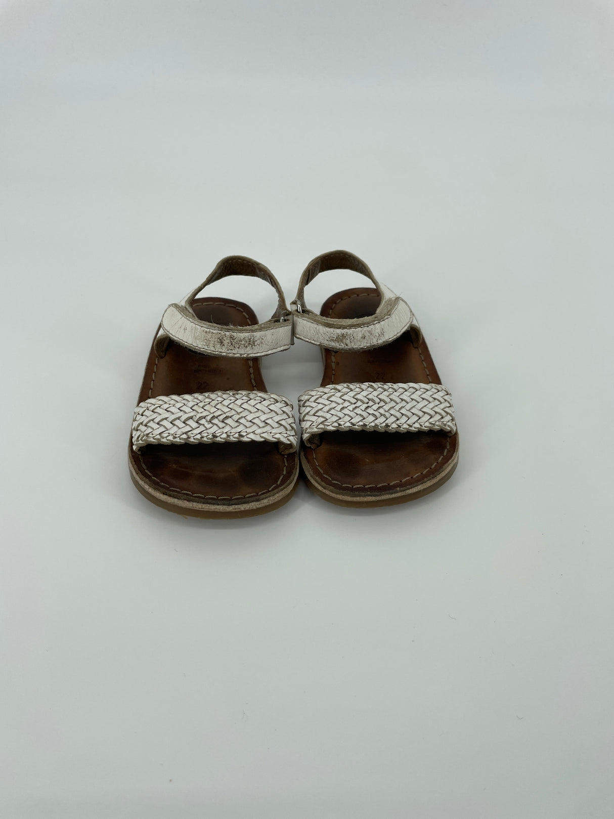 Sandaaltjes Wit Leer Maat 22