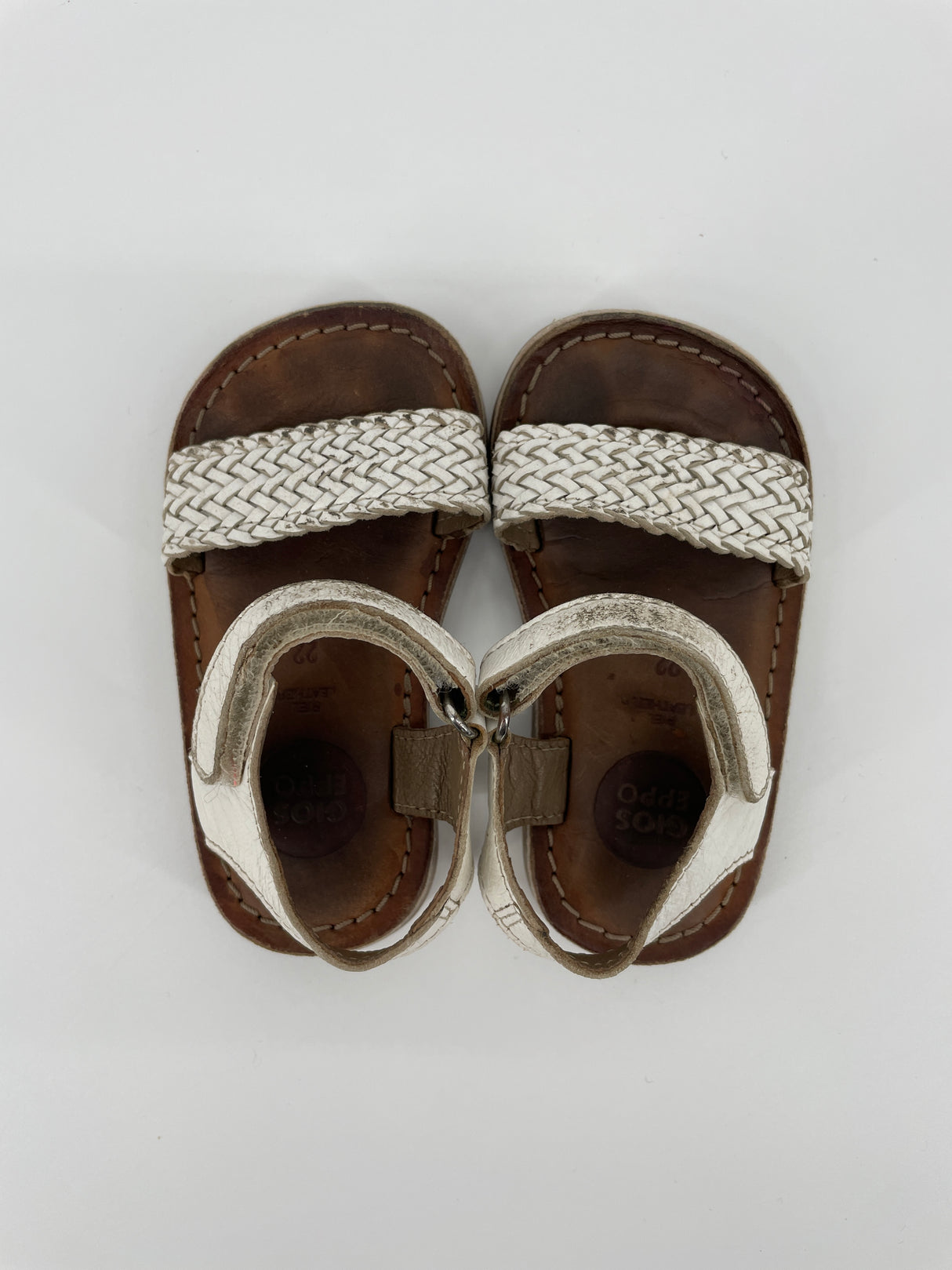 Sandaaltjes Wit Leer Maat 22