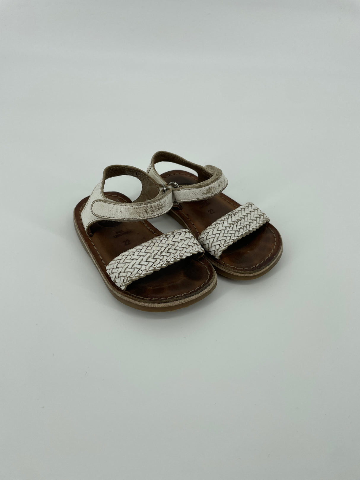 Sandaaltjes Wit Leer Maat 22