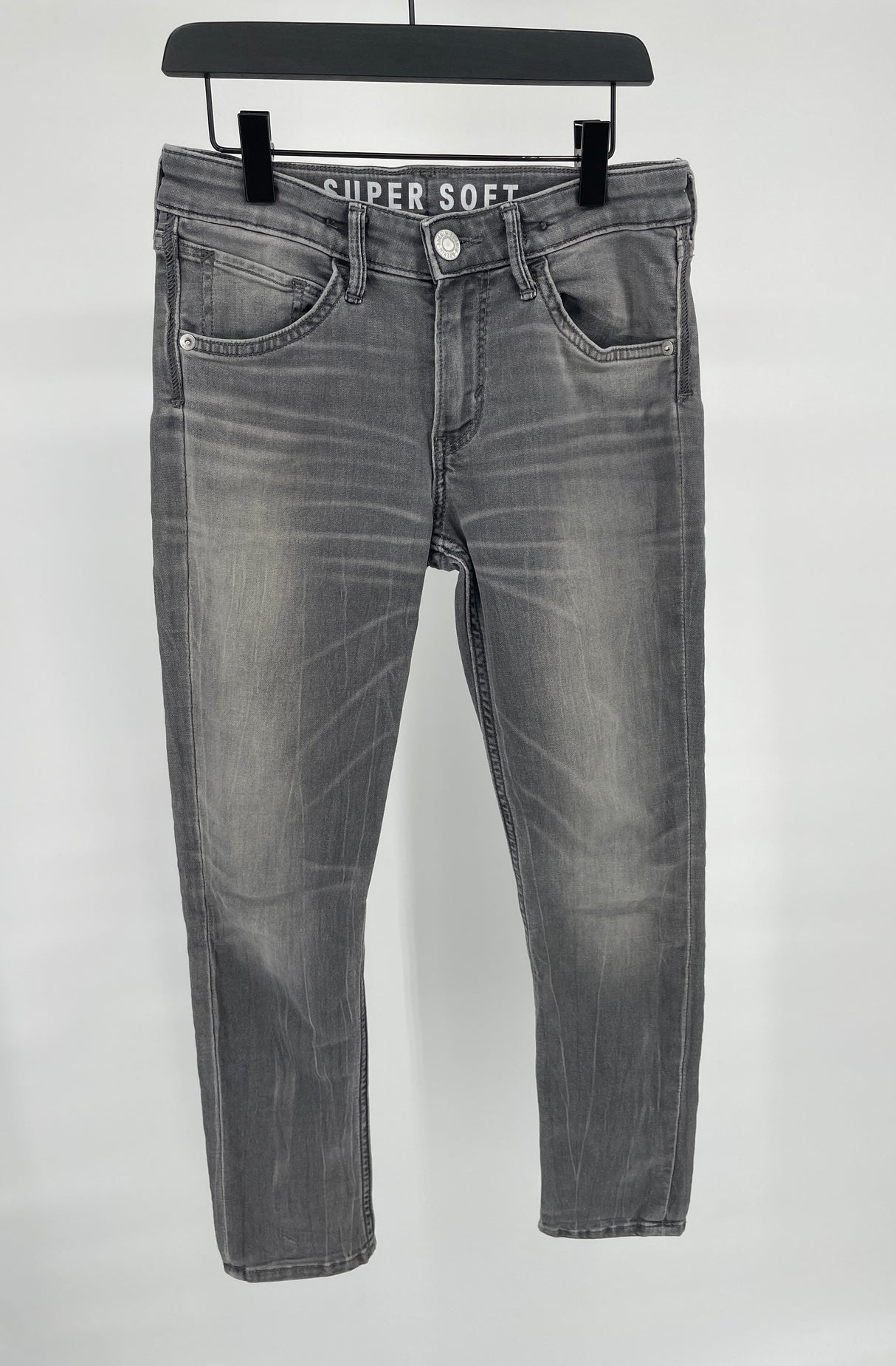 Jeans Grijs Super Soft Skinny Fit Jeans Maat 140