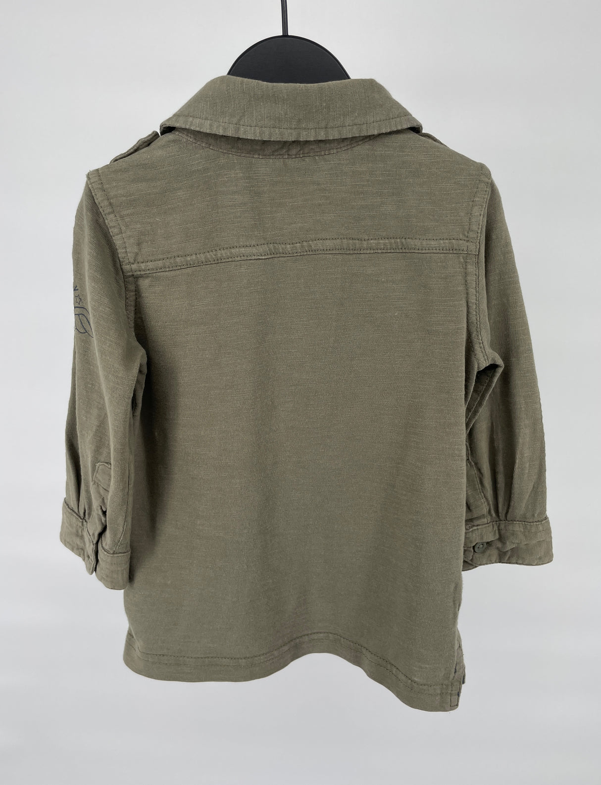 Longsleeve Groen met 3/4 Mouw Maat 74 / 80