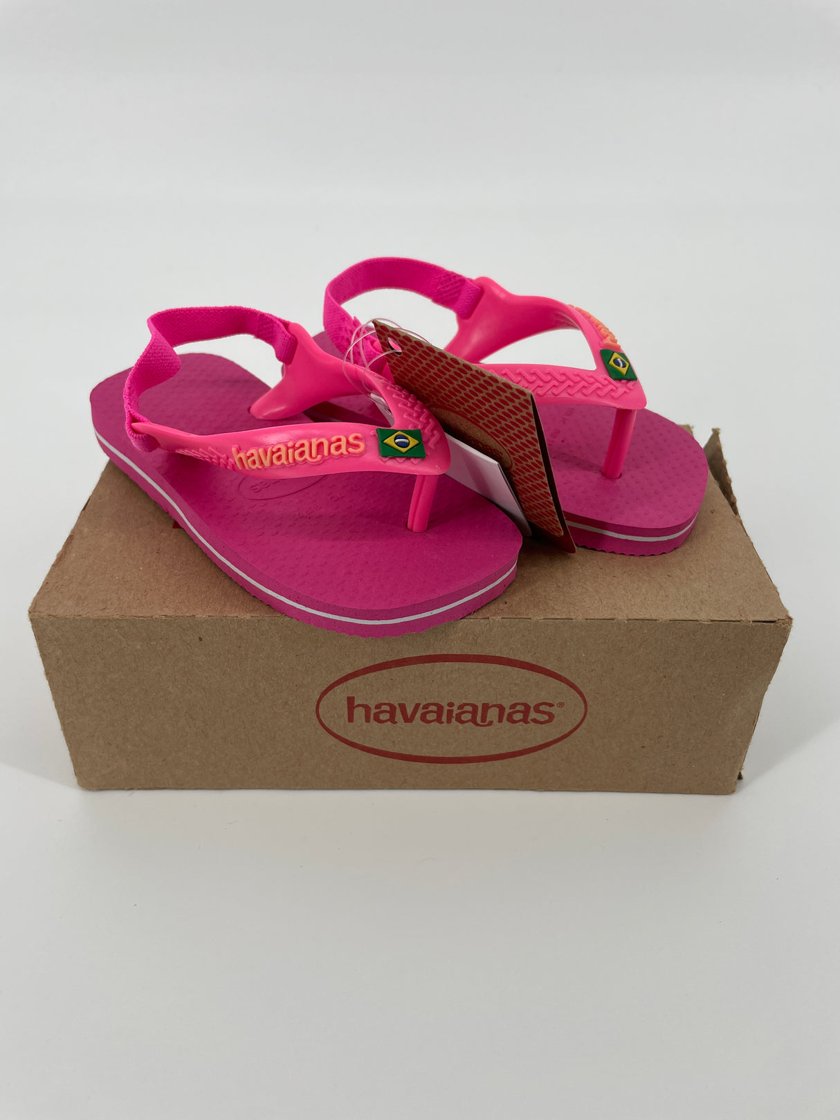 Baby Brazil Slippers Roze Maat 21