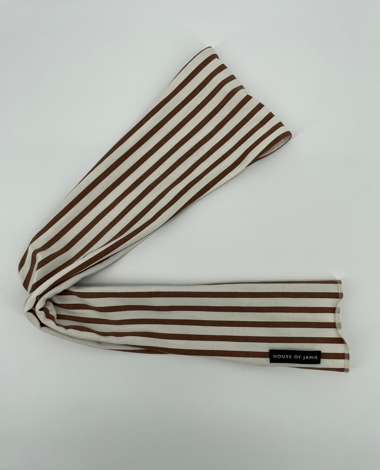 Sjaal Beige Bruine Strepen