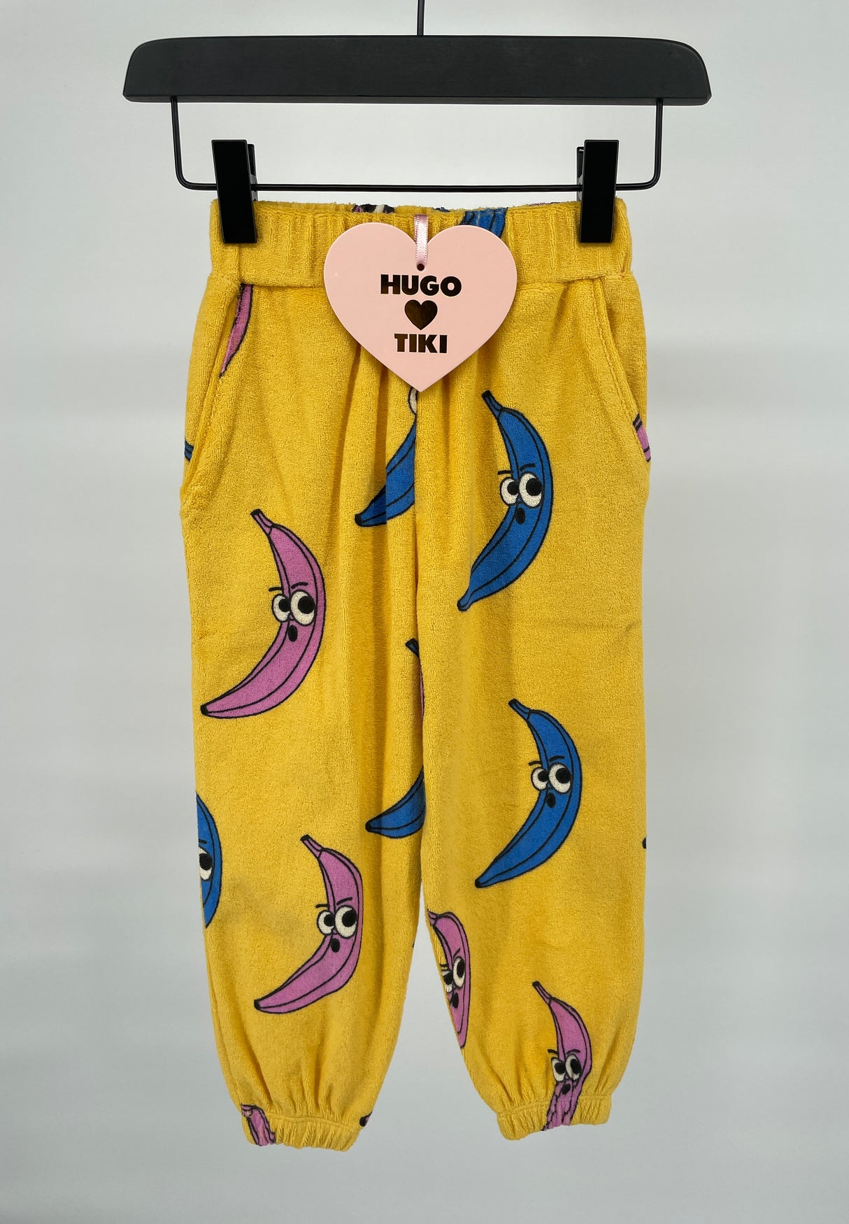 Joggingbroek Geel Bananen Maat 92