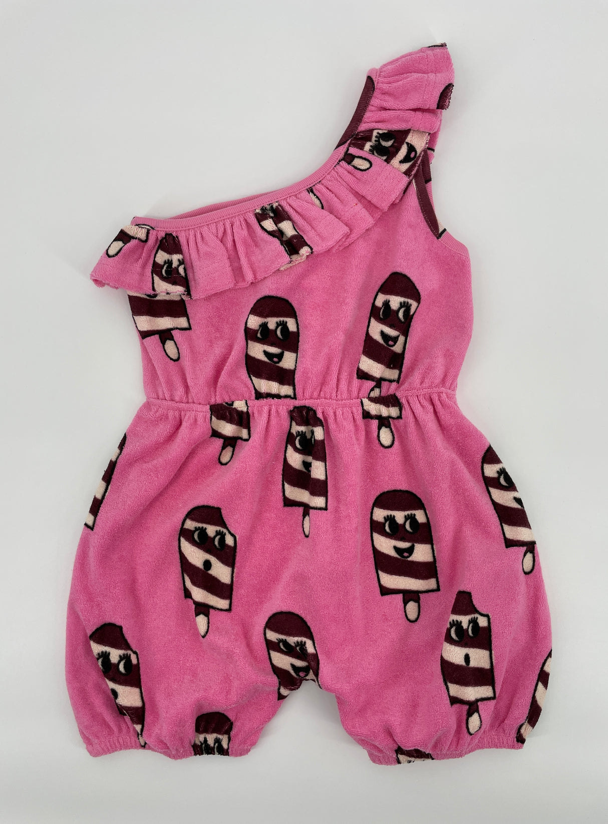 Jumpsuit Roze Roesjes IJsjes Maat 116