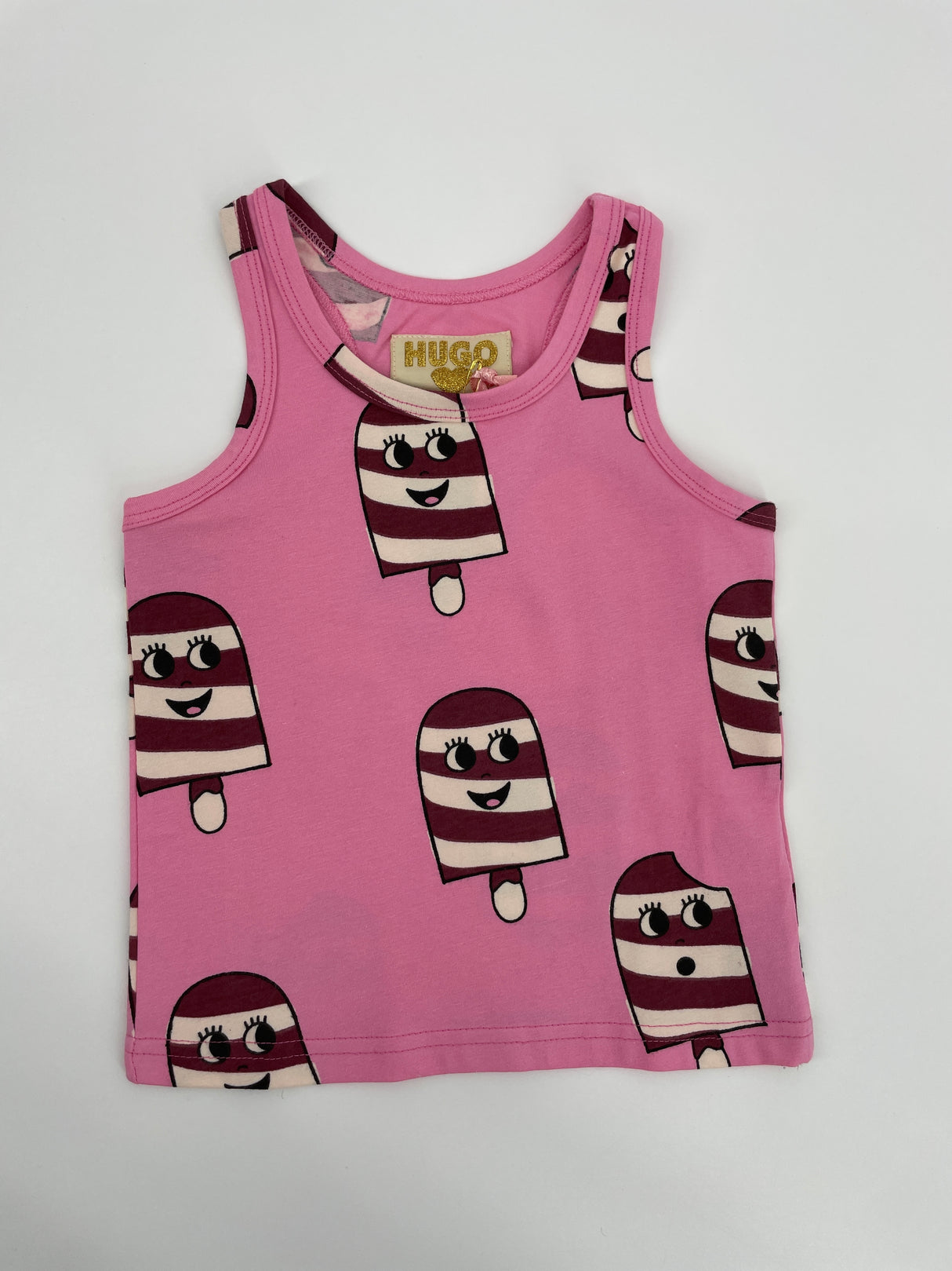 Tanktop Roze IJsjes Maat 92
