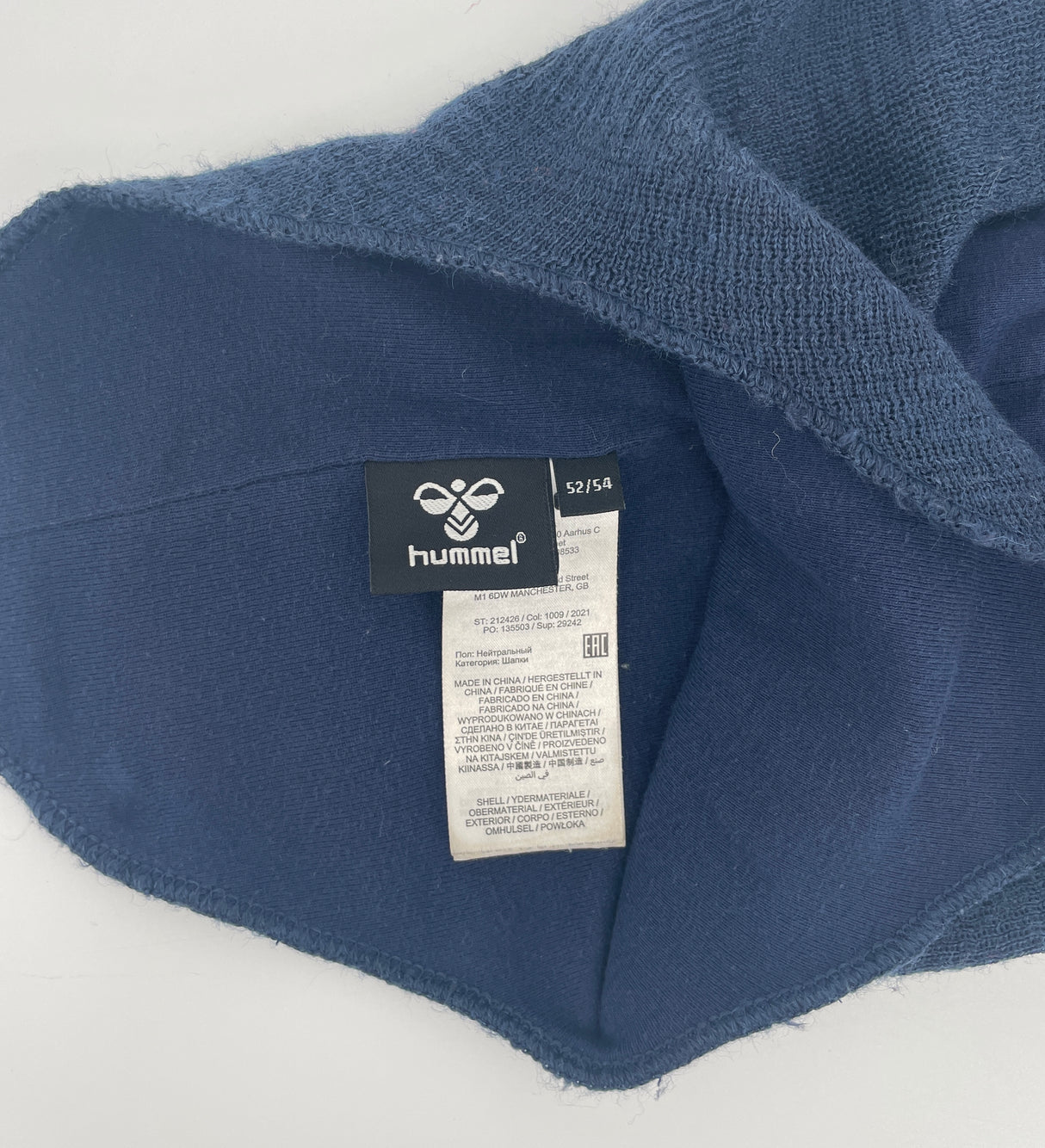 Bivak Muts Blauw Maat 52 / 54