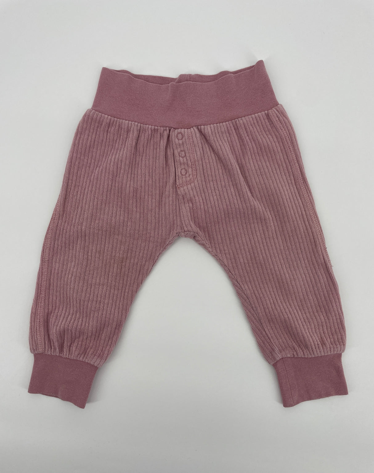 Broek Roze Rib Maat 74