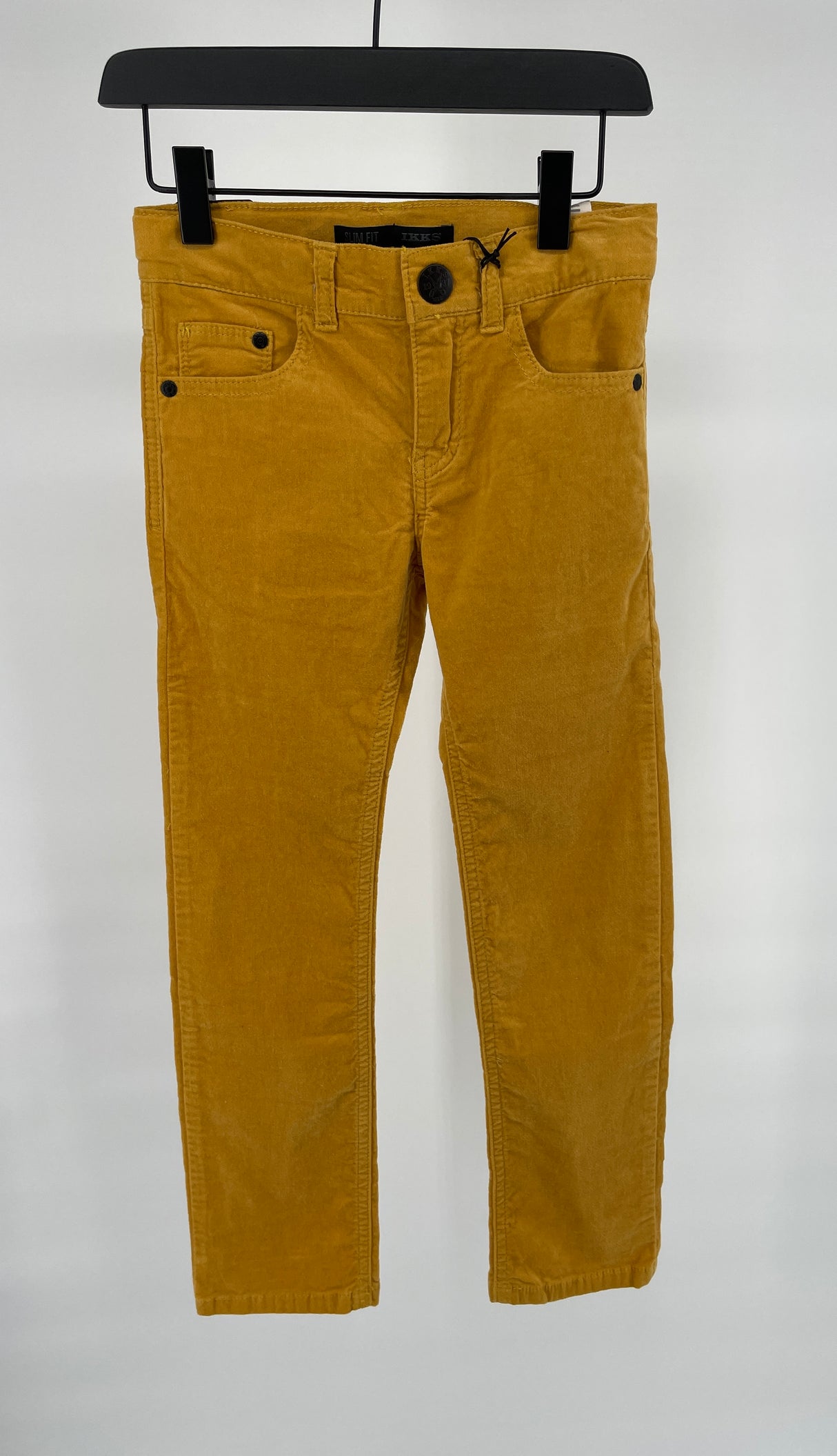 Broek Velours Geel Slim Fit Maat 122