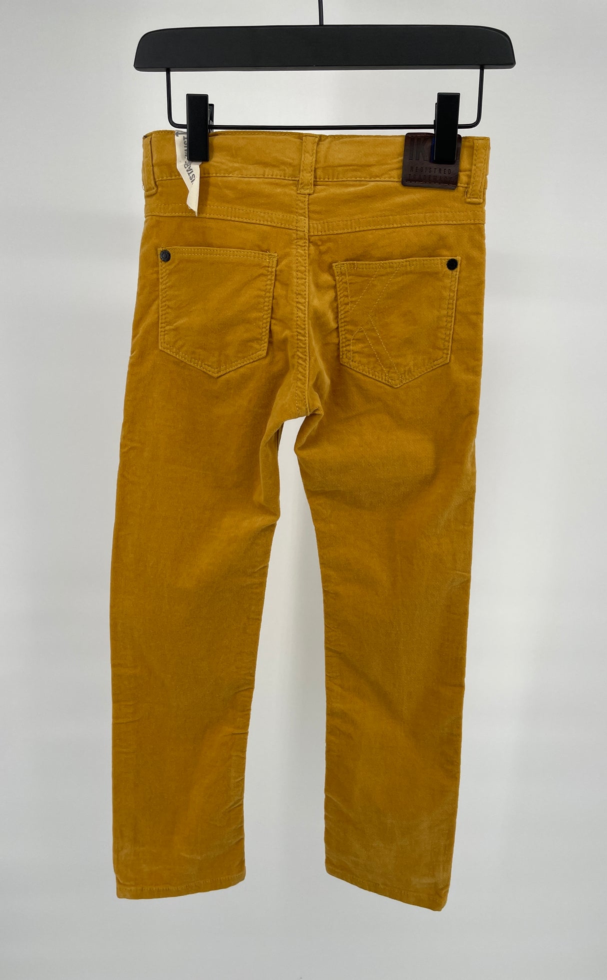 Broek Velours Geel Slim Fit Maat 122