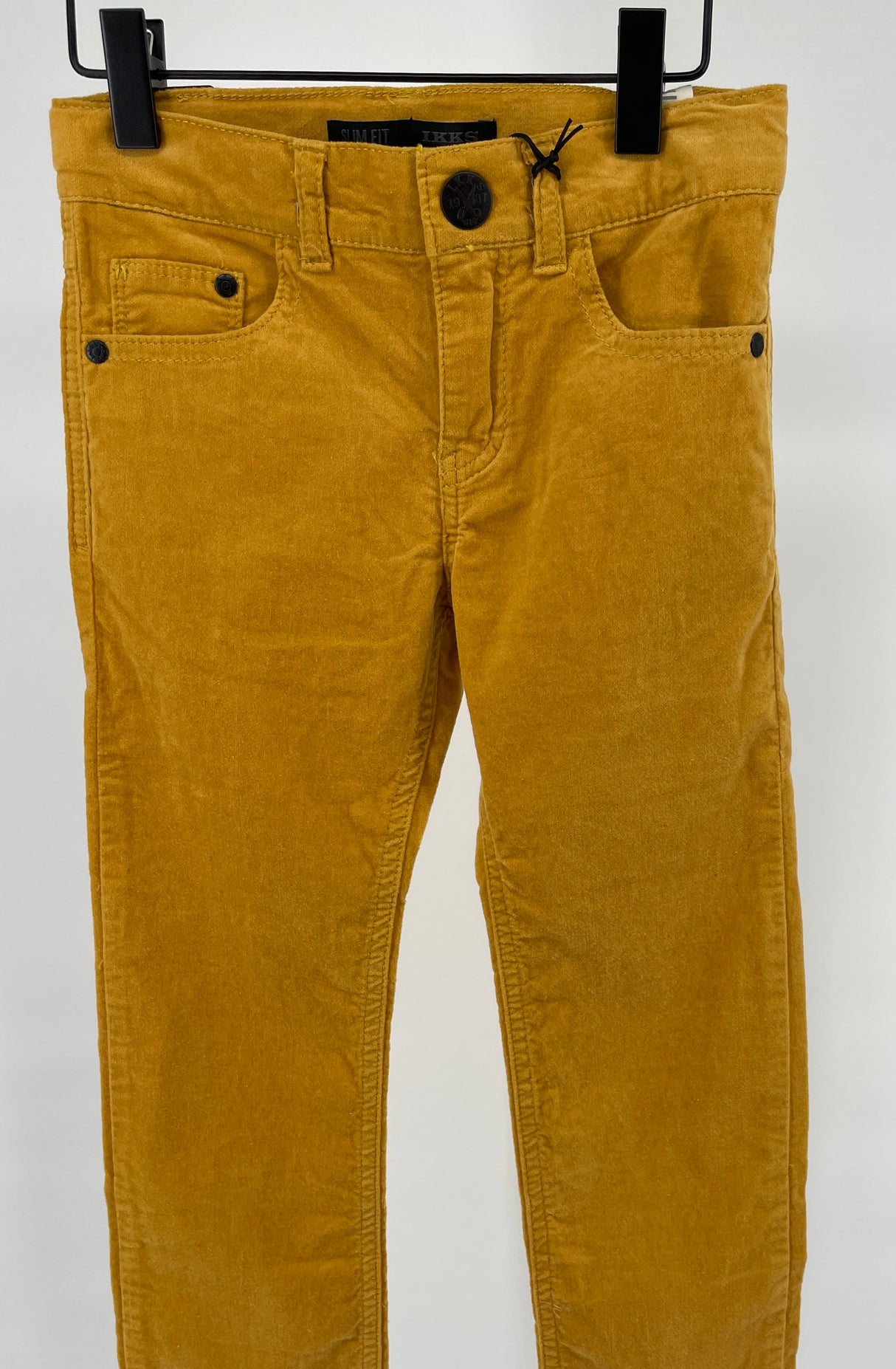 Broek Velours Geel Slim Fit Maat 122