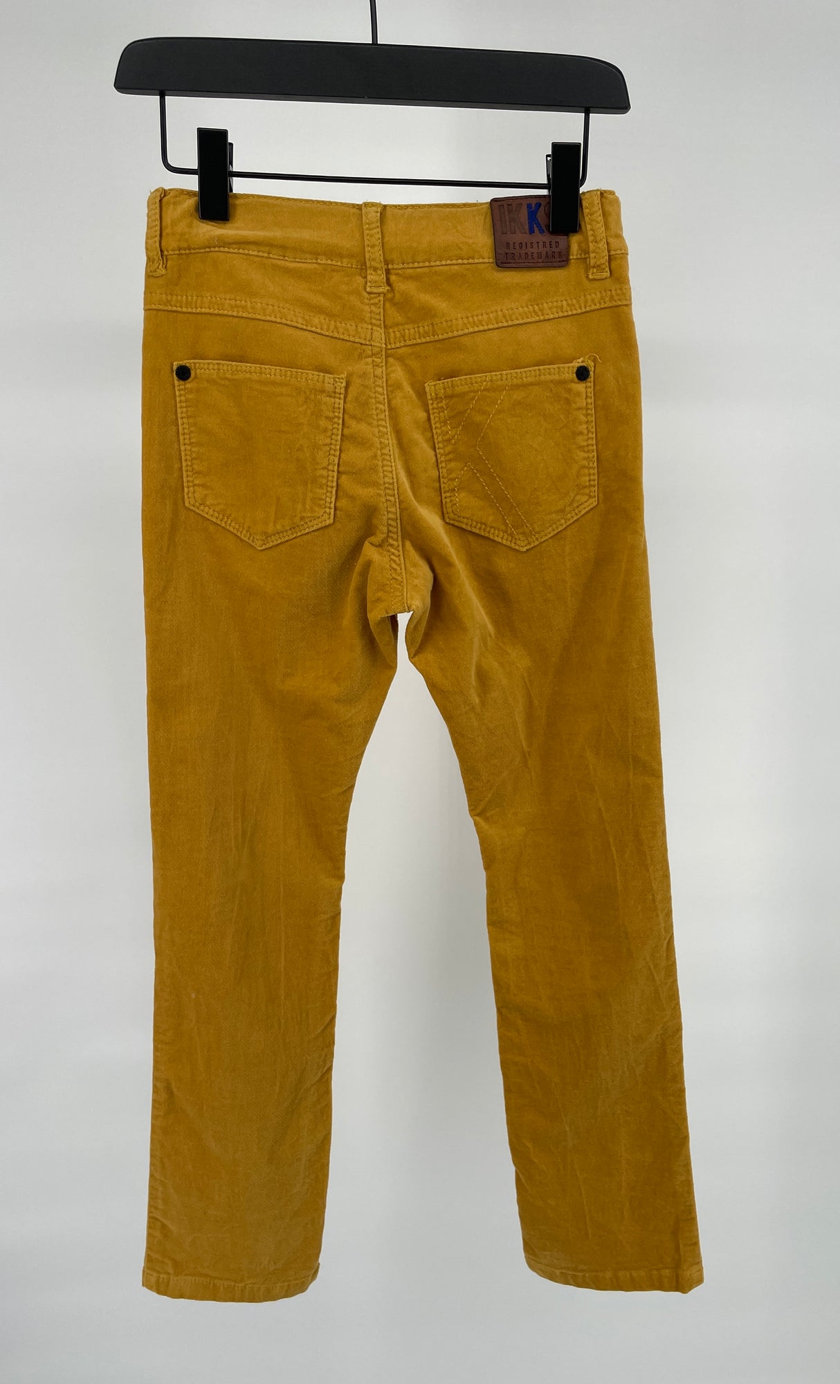 Broek Velours Geel Slim Fit Maat 128